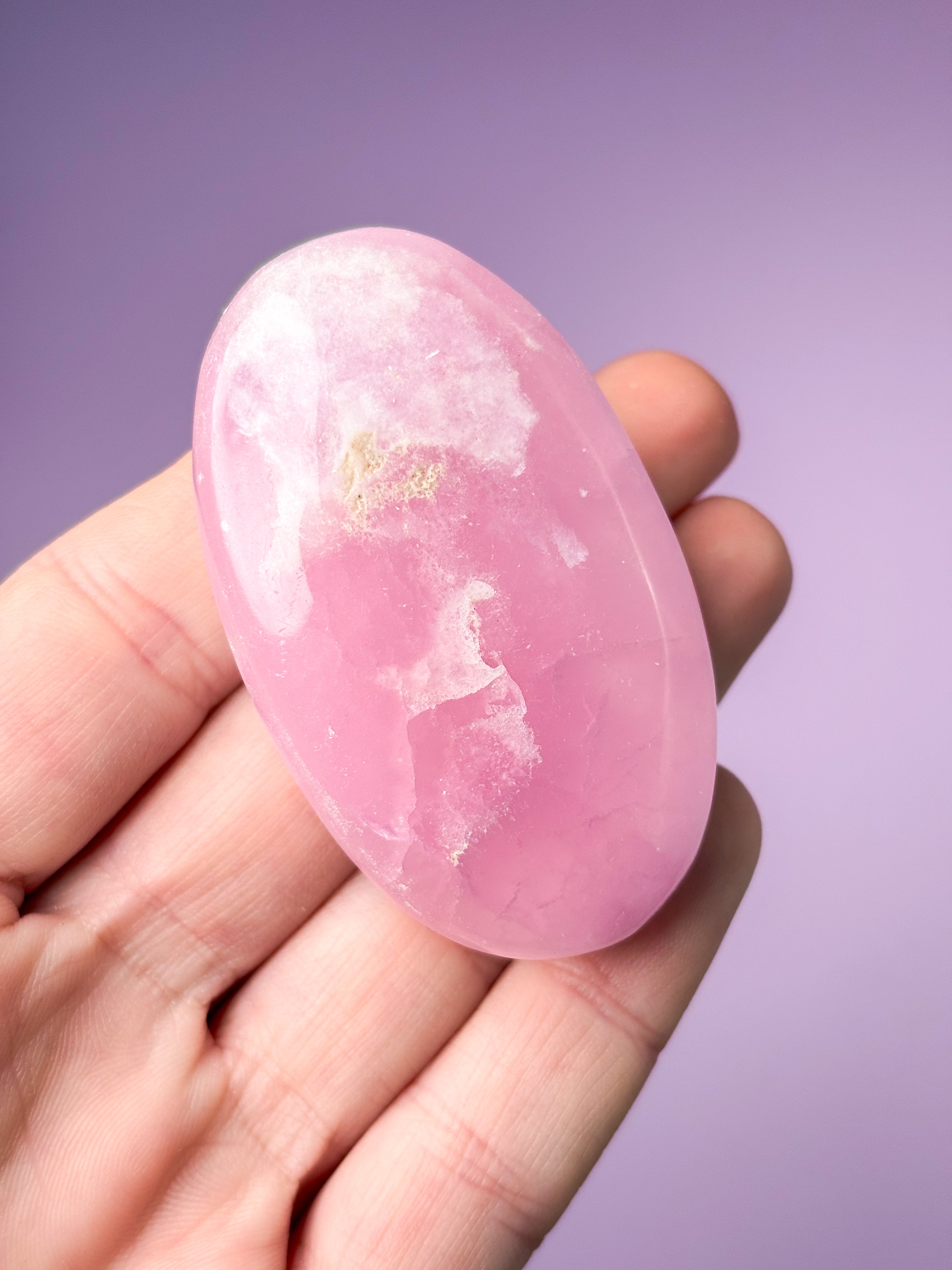 Rosa aragonitpalmsten (nr 14)