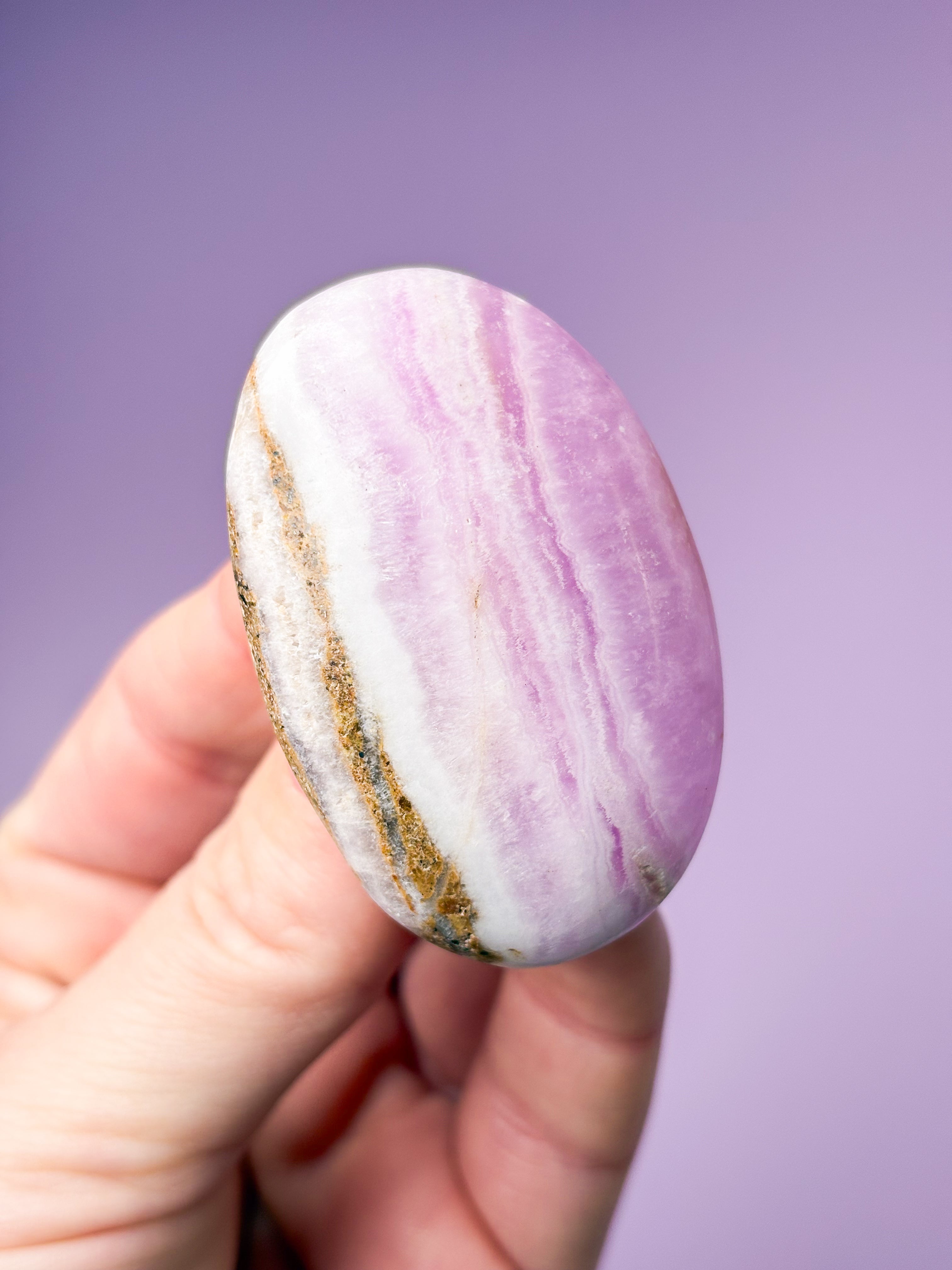 Rosa aragonitpalmsten (nr 25)