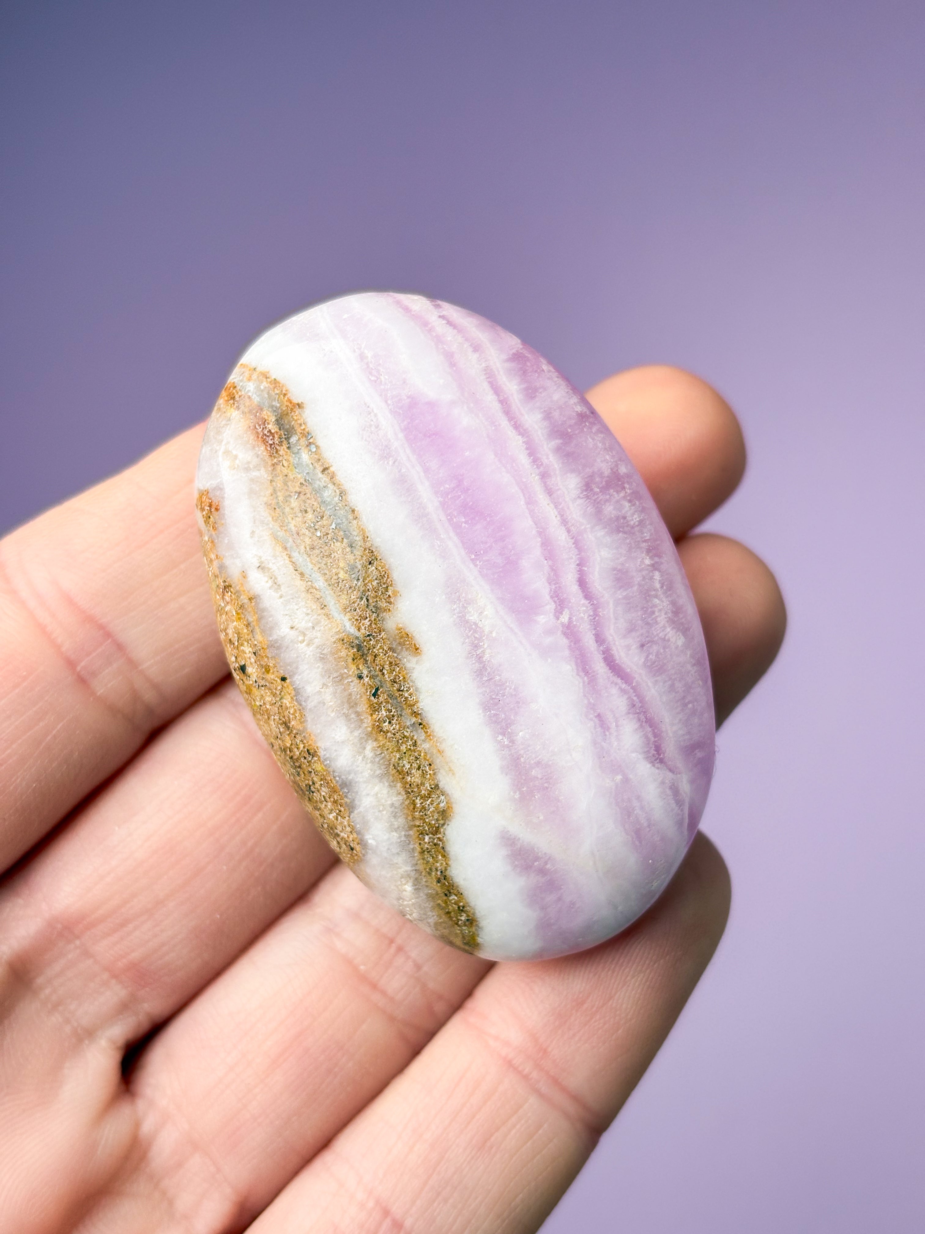 Rosa aragonitpalmsten (nr 25)