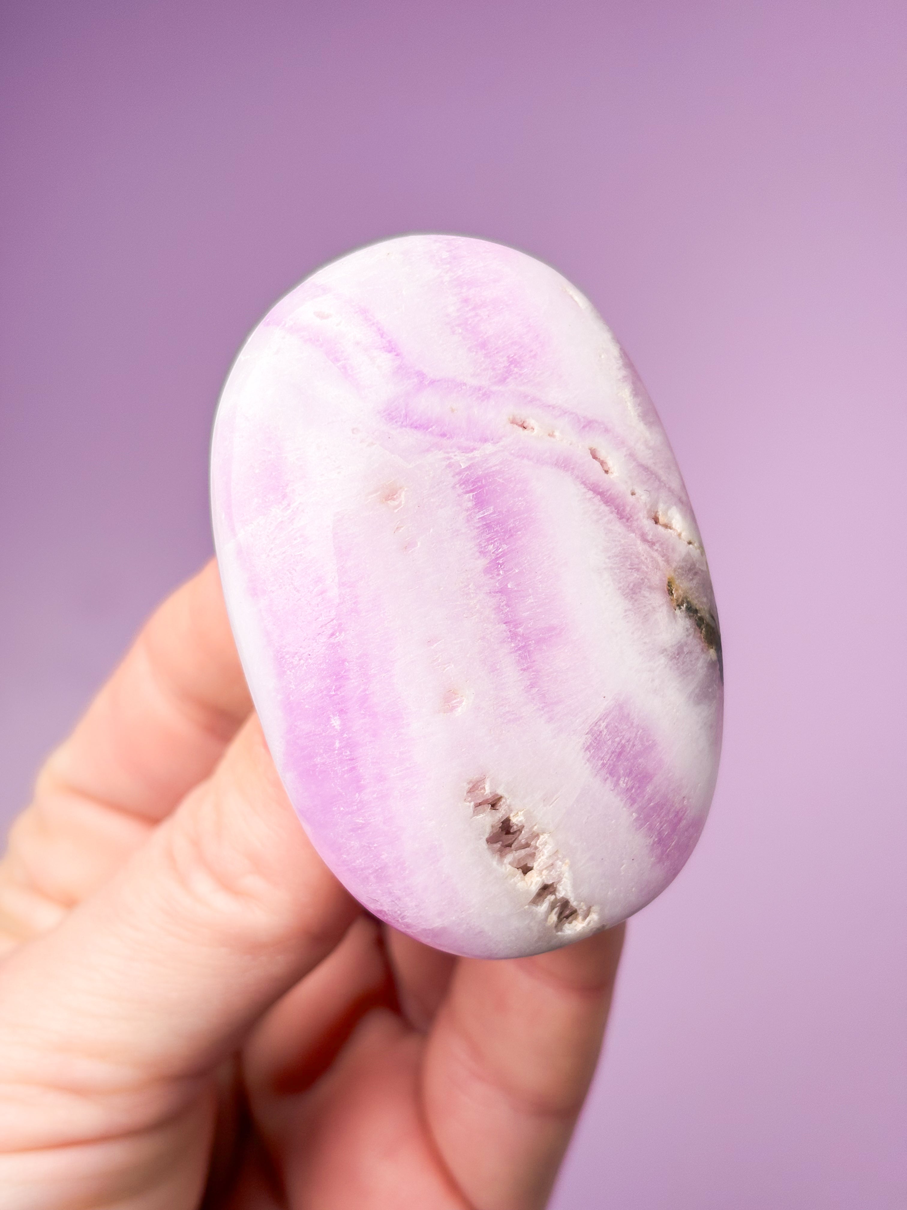 Rosa aragonitpalmsten (nr 26)