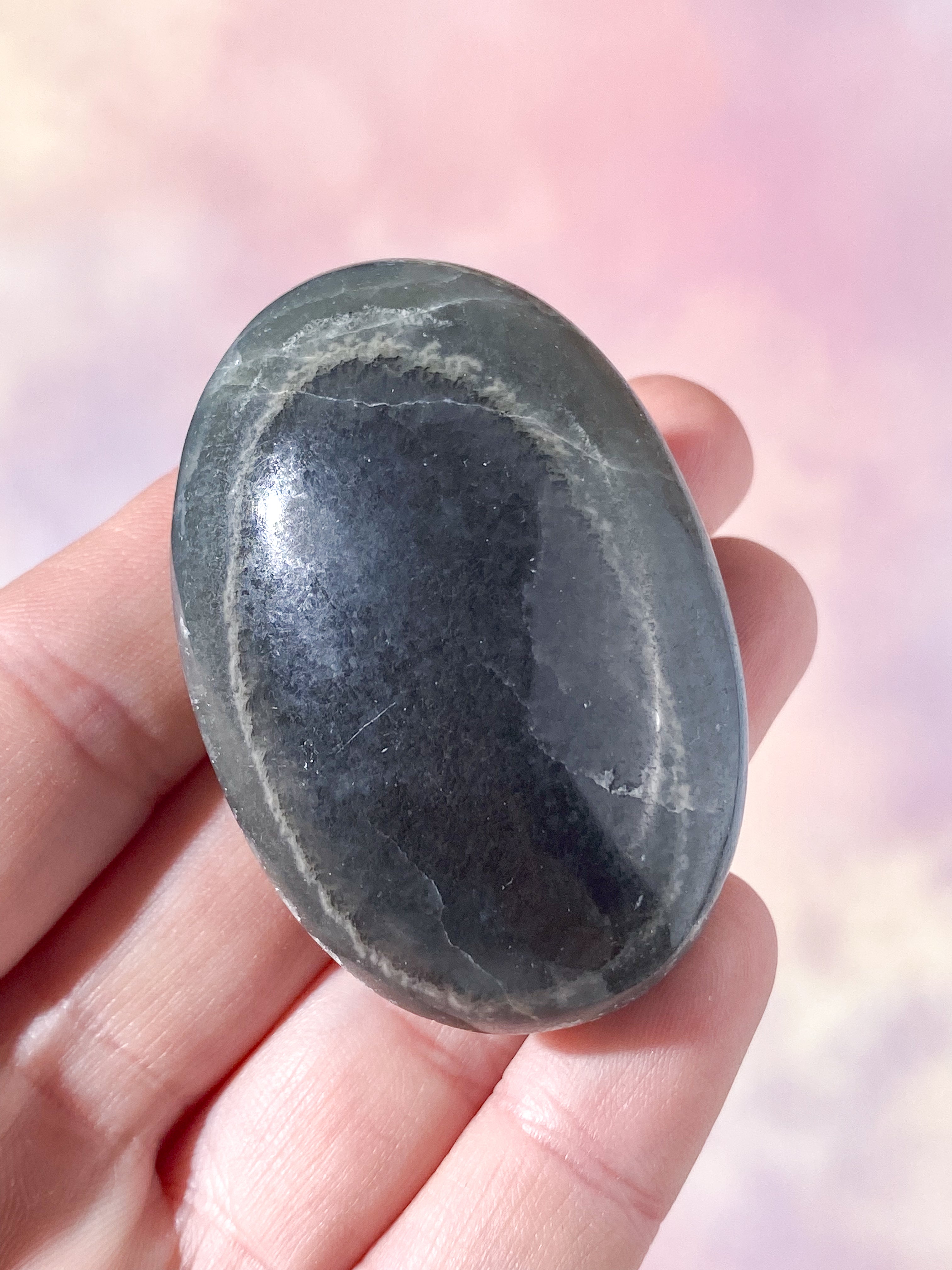 Bumble Bee Calcit Palmstone (Nr. 10)