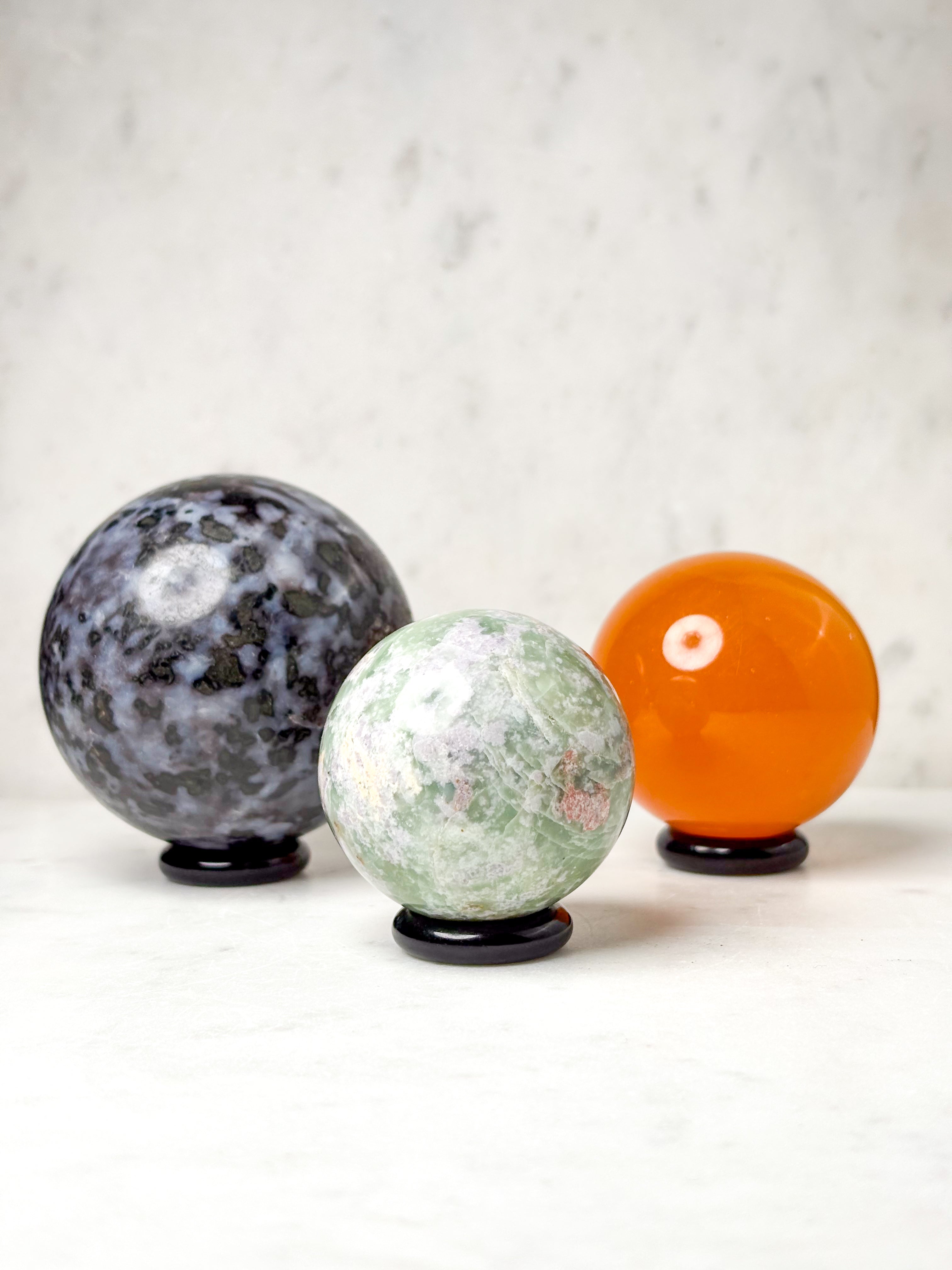 Obsidian bollhållare