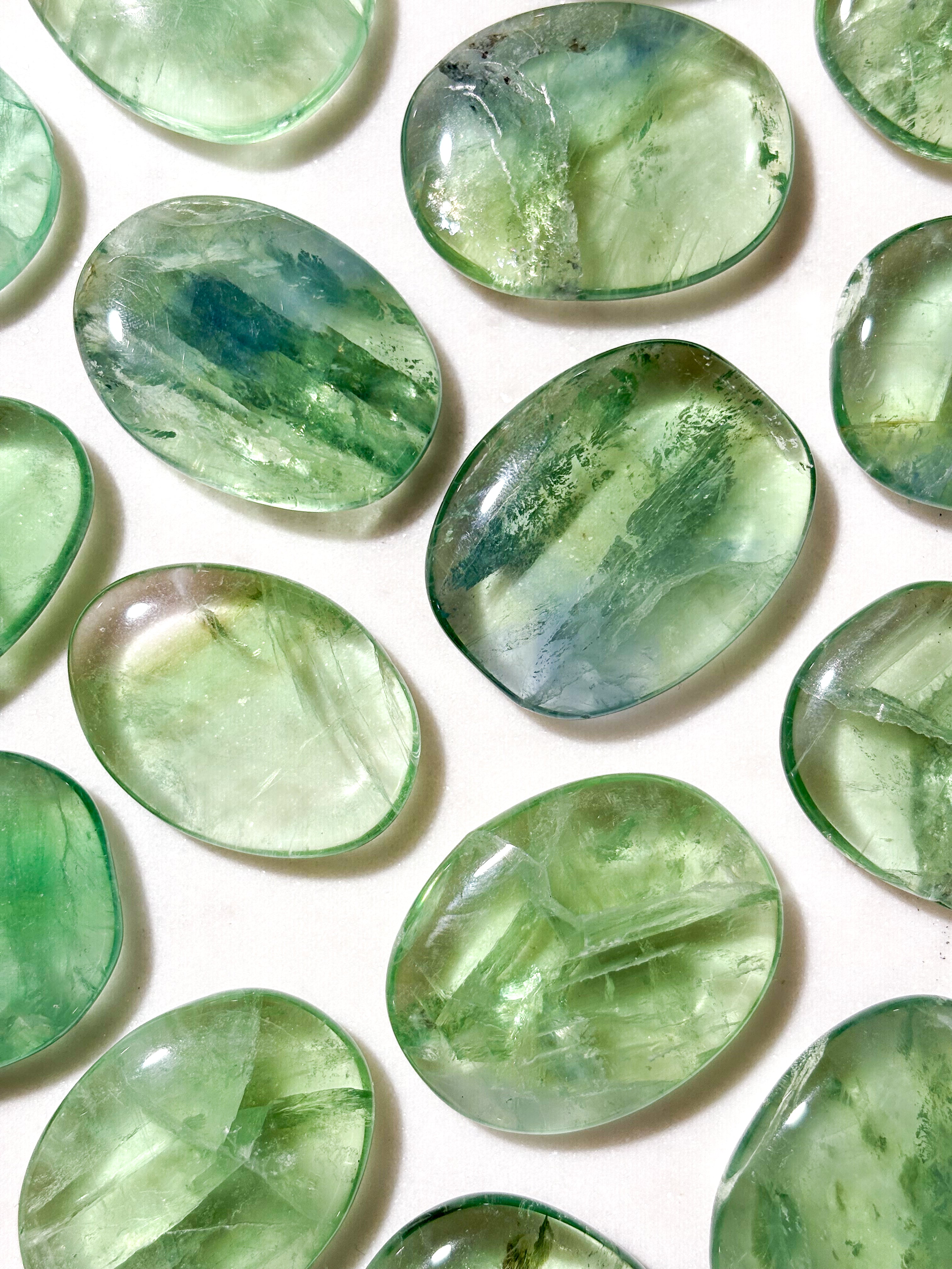 Grön fluoritskiva Exklusiv kvalitet