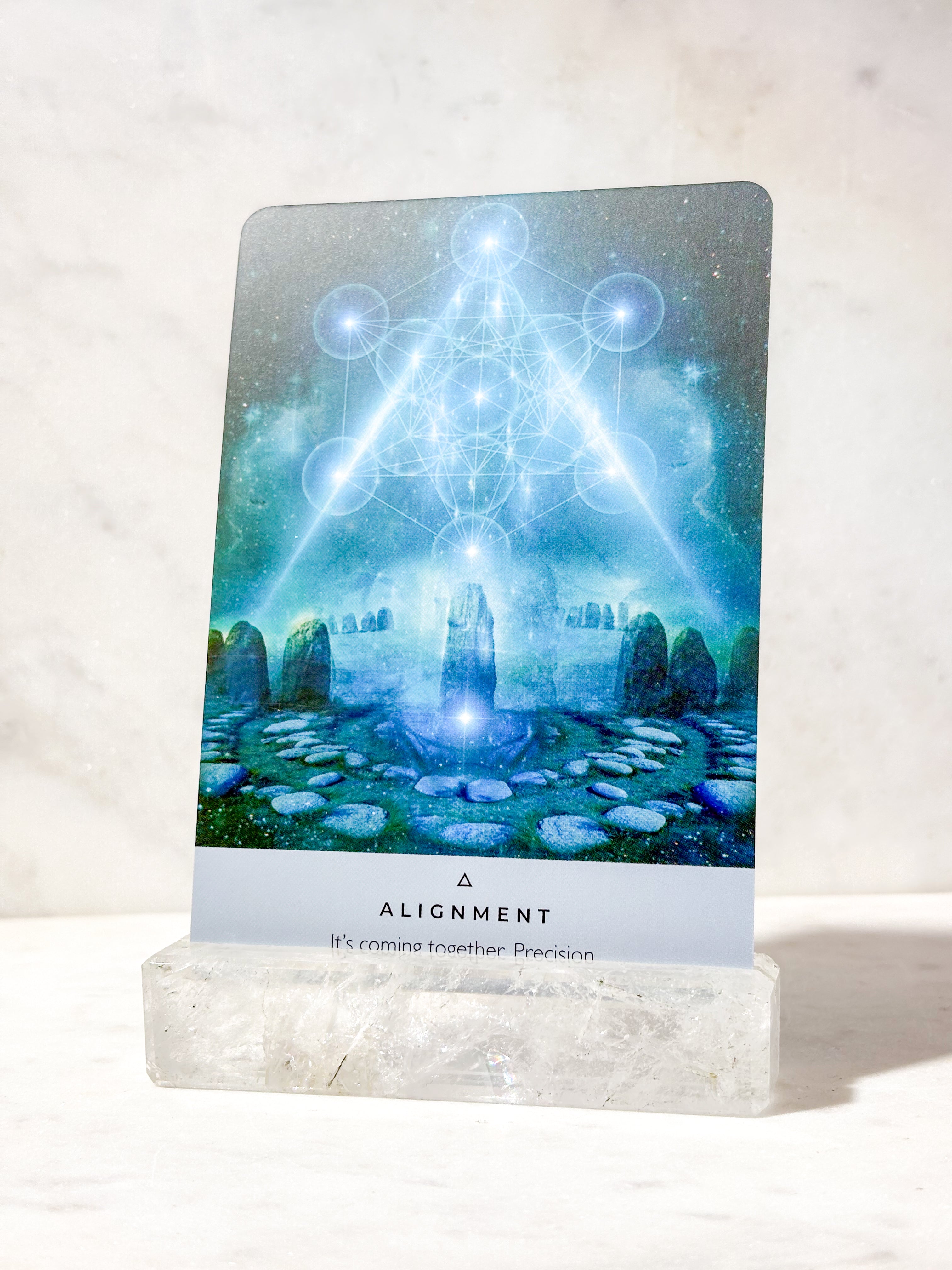 Bergkristall-korthållare