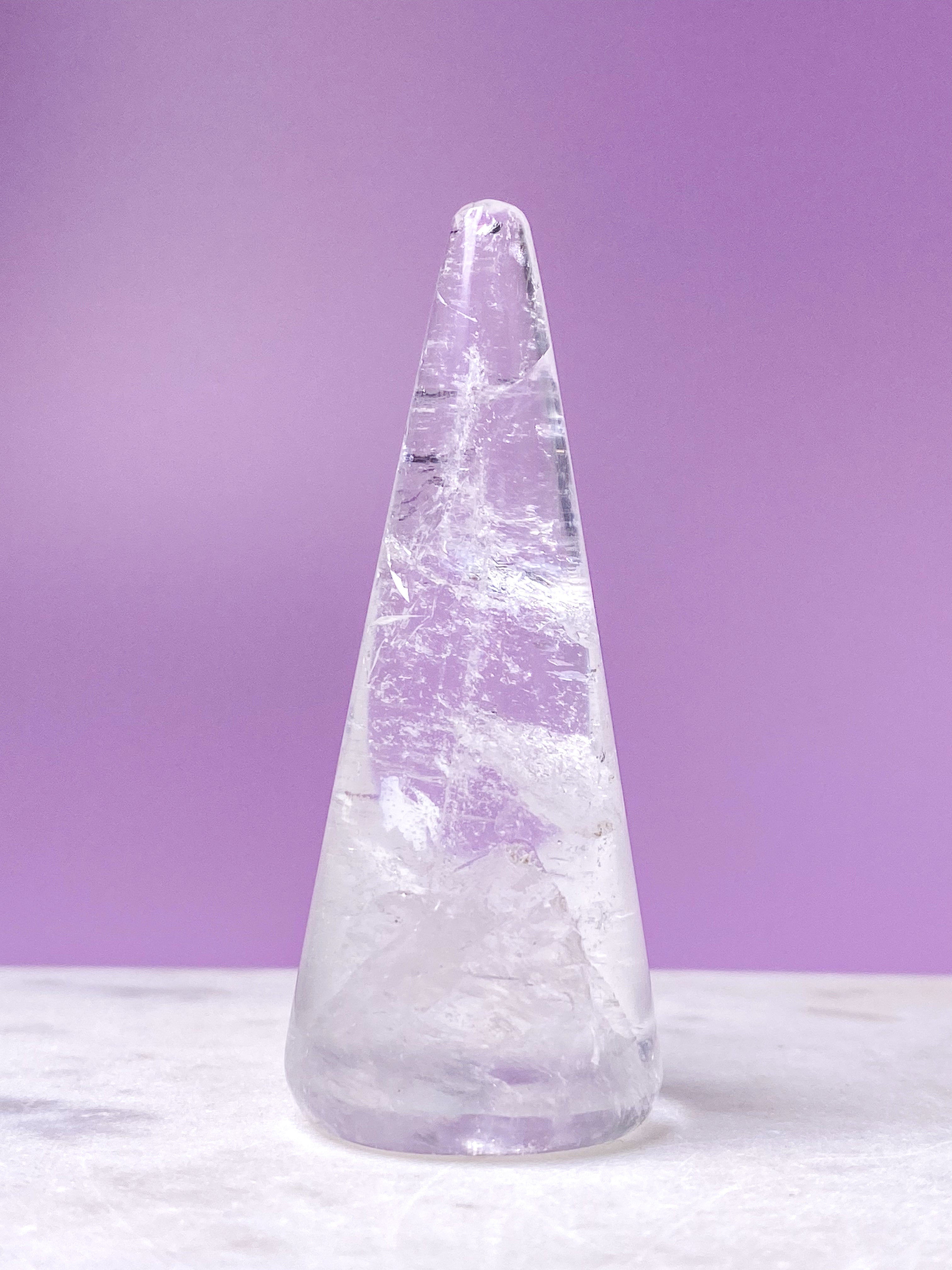 Bergkristallringhållare