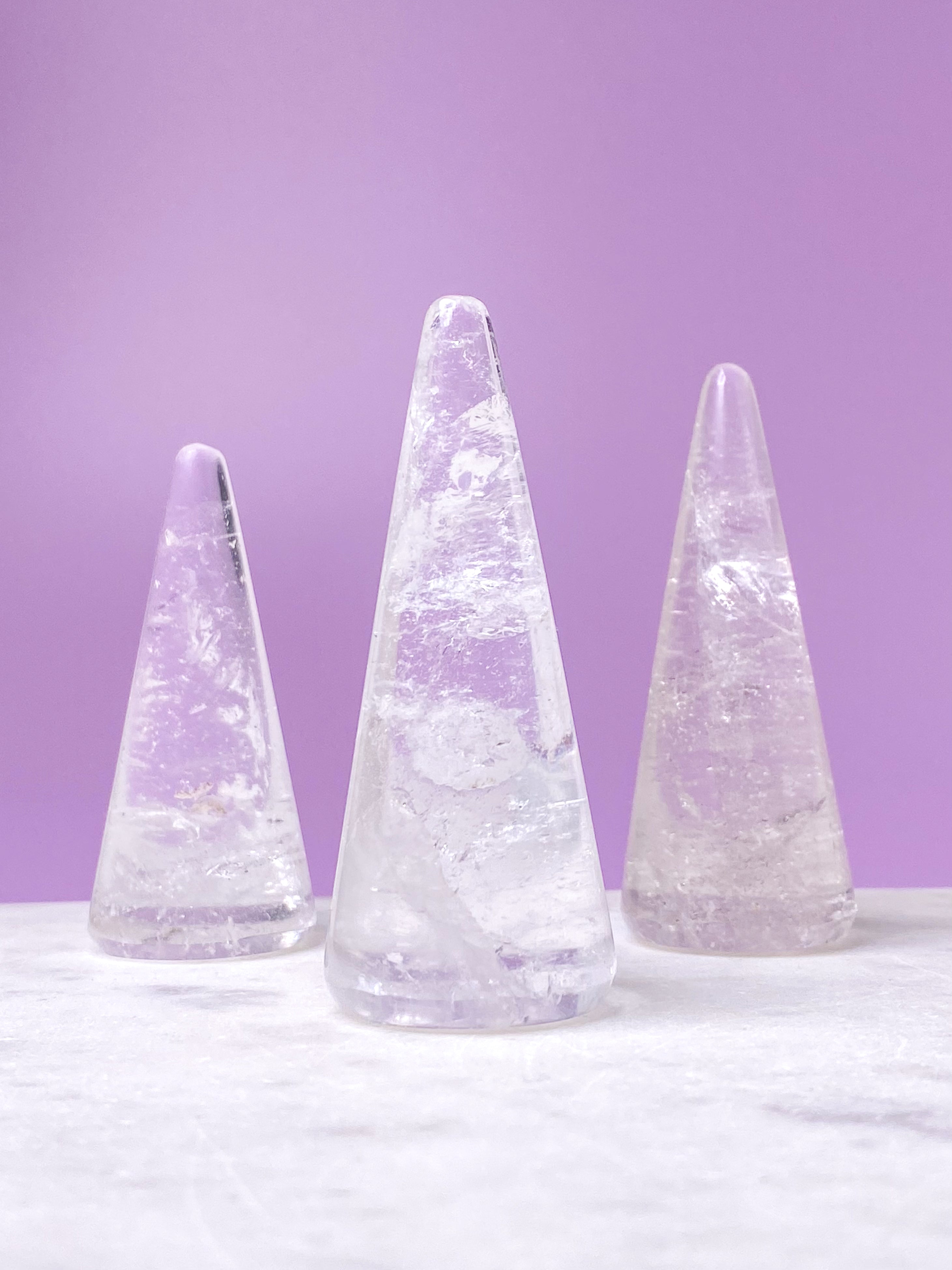 Bergkristallringhållare