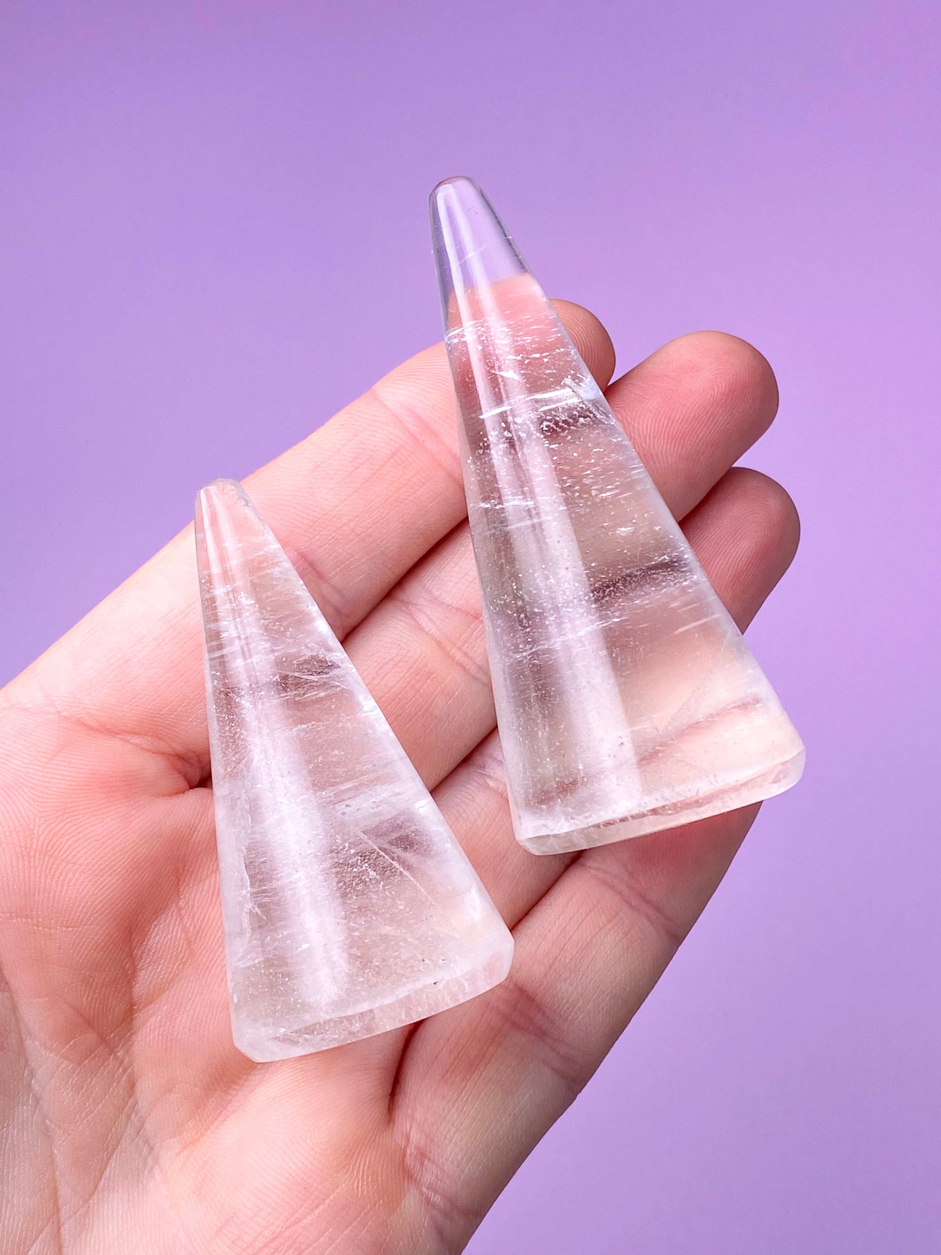 Bergkristallringhållare