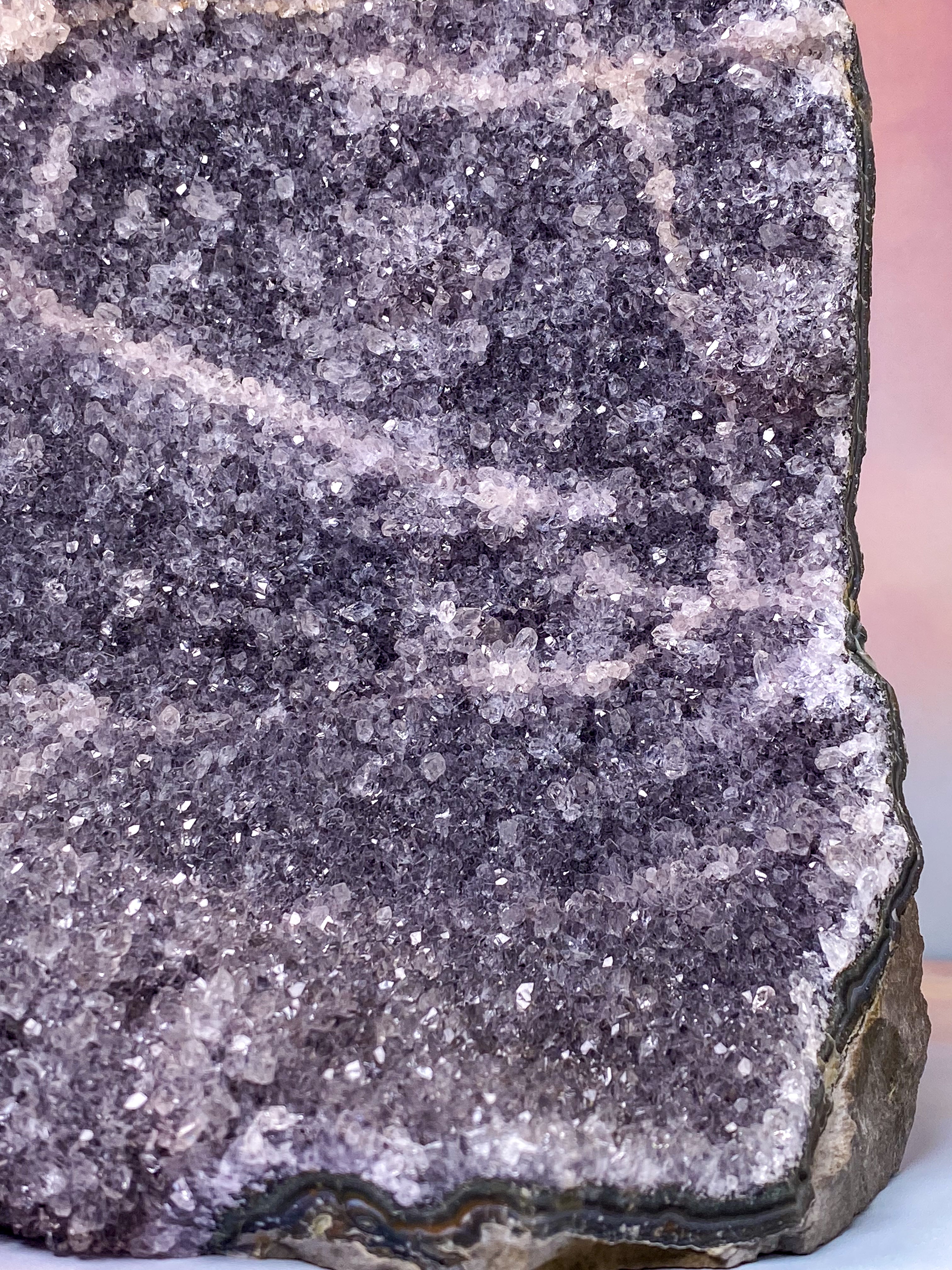 Jätte stående ametistkluster (nr 1)