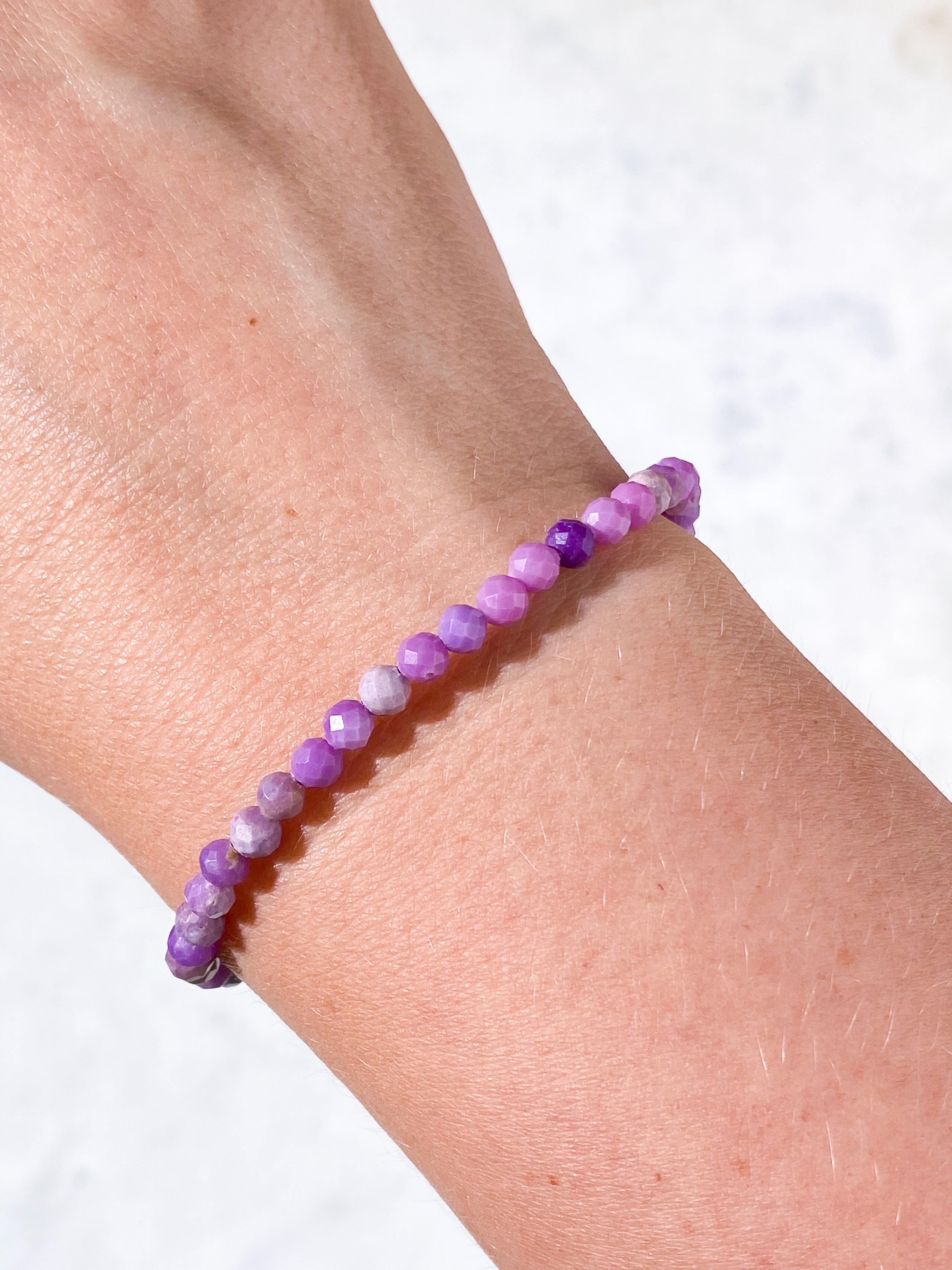Fosfosideritarmband (fasetterat)