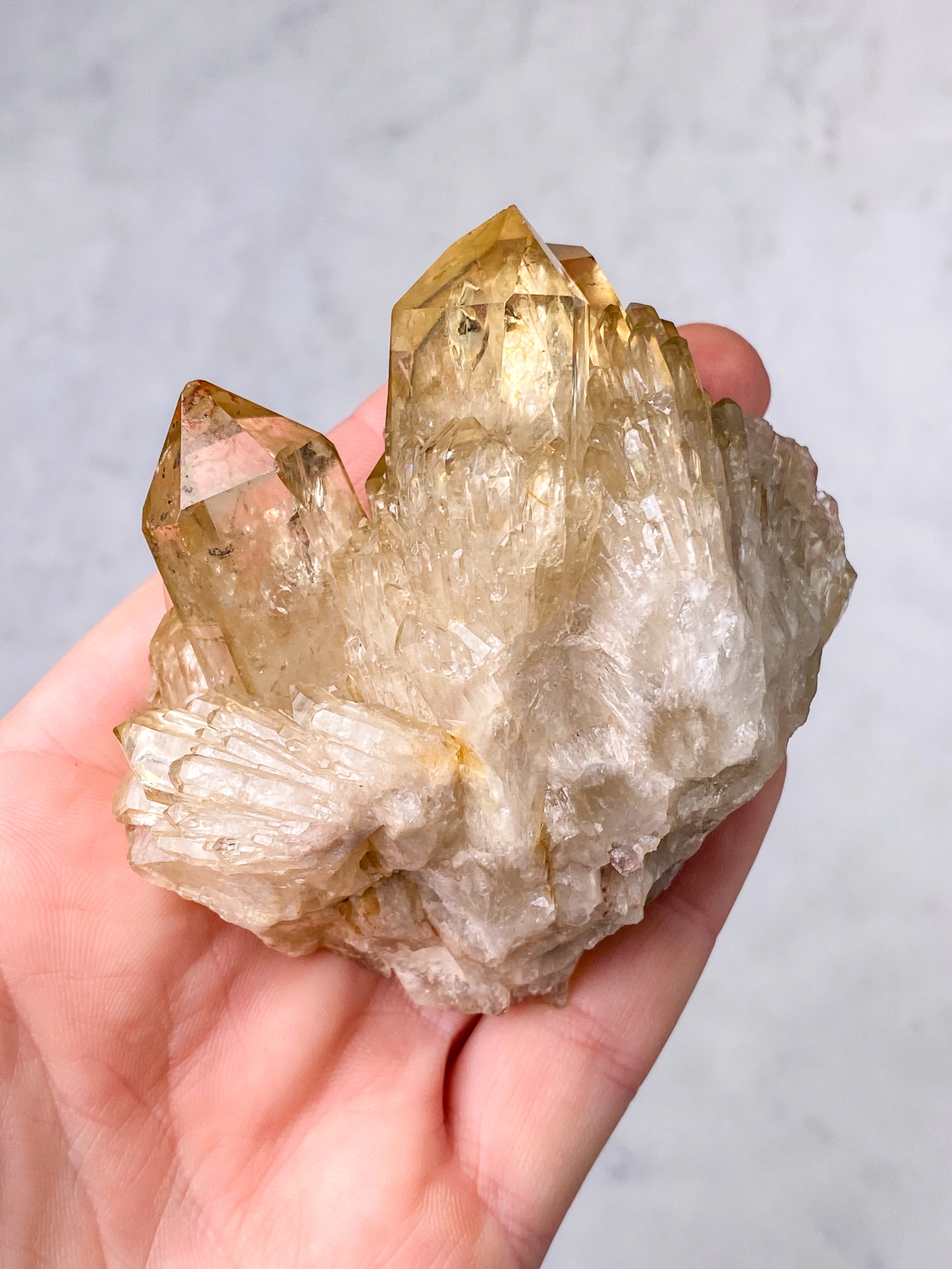 Kundalini Citrin Kluster (nr 5)