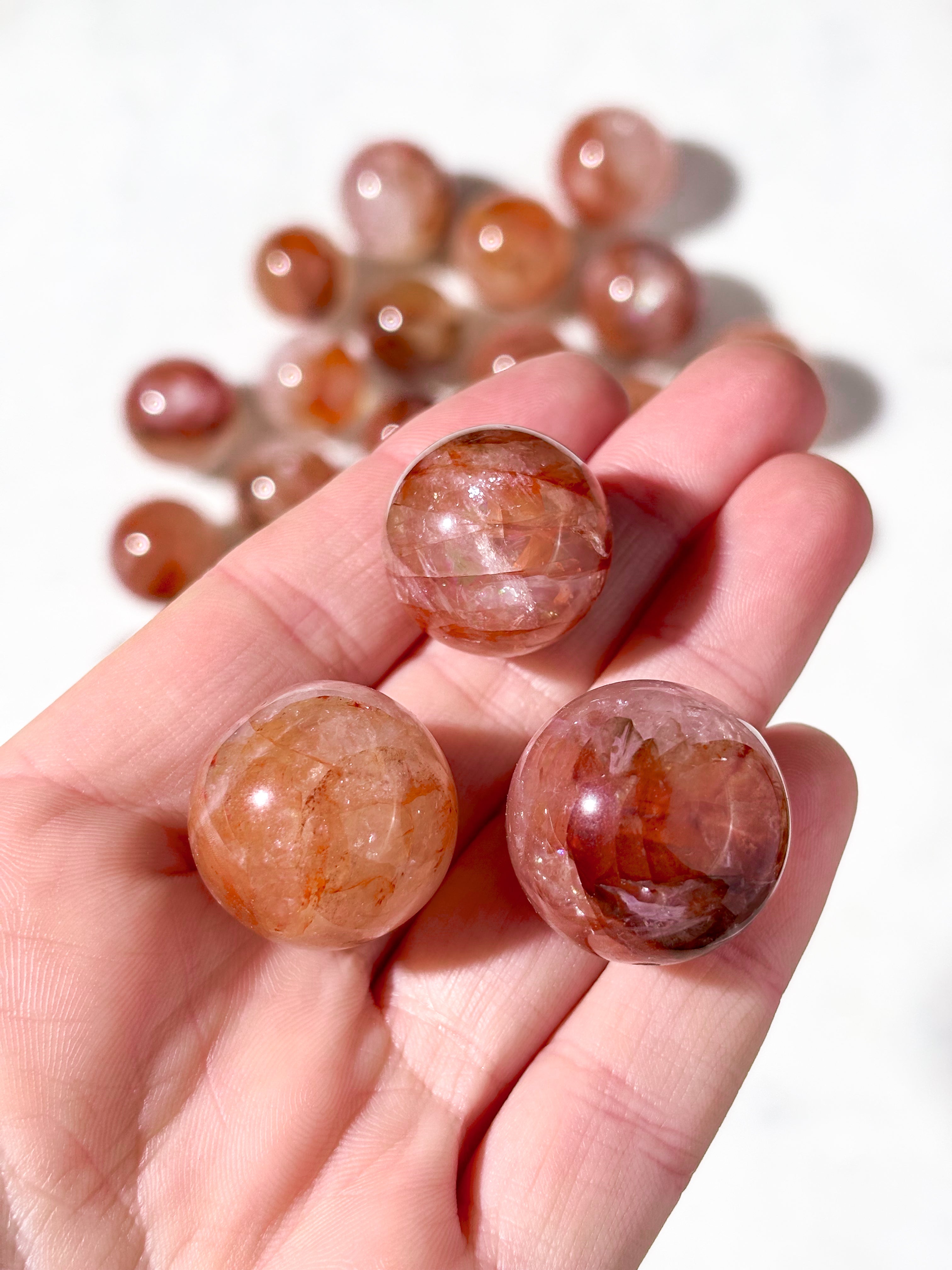 Hæmatit kvarts Kugle