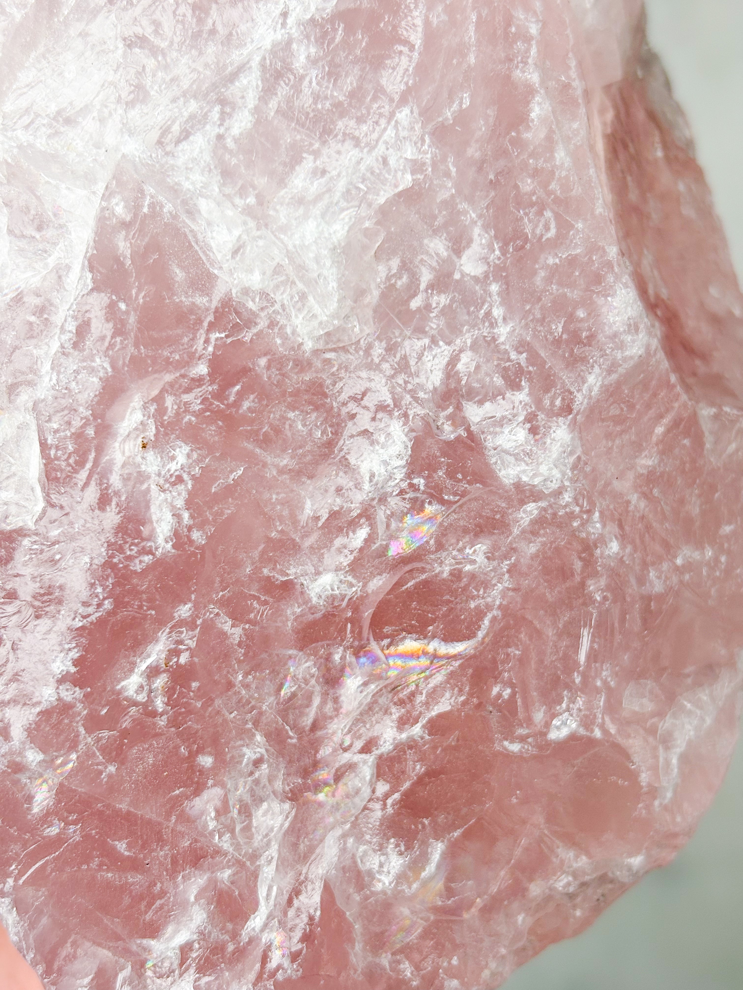 Jätte-rosenkvarts rå (nr 1)