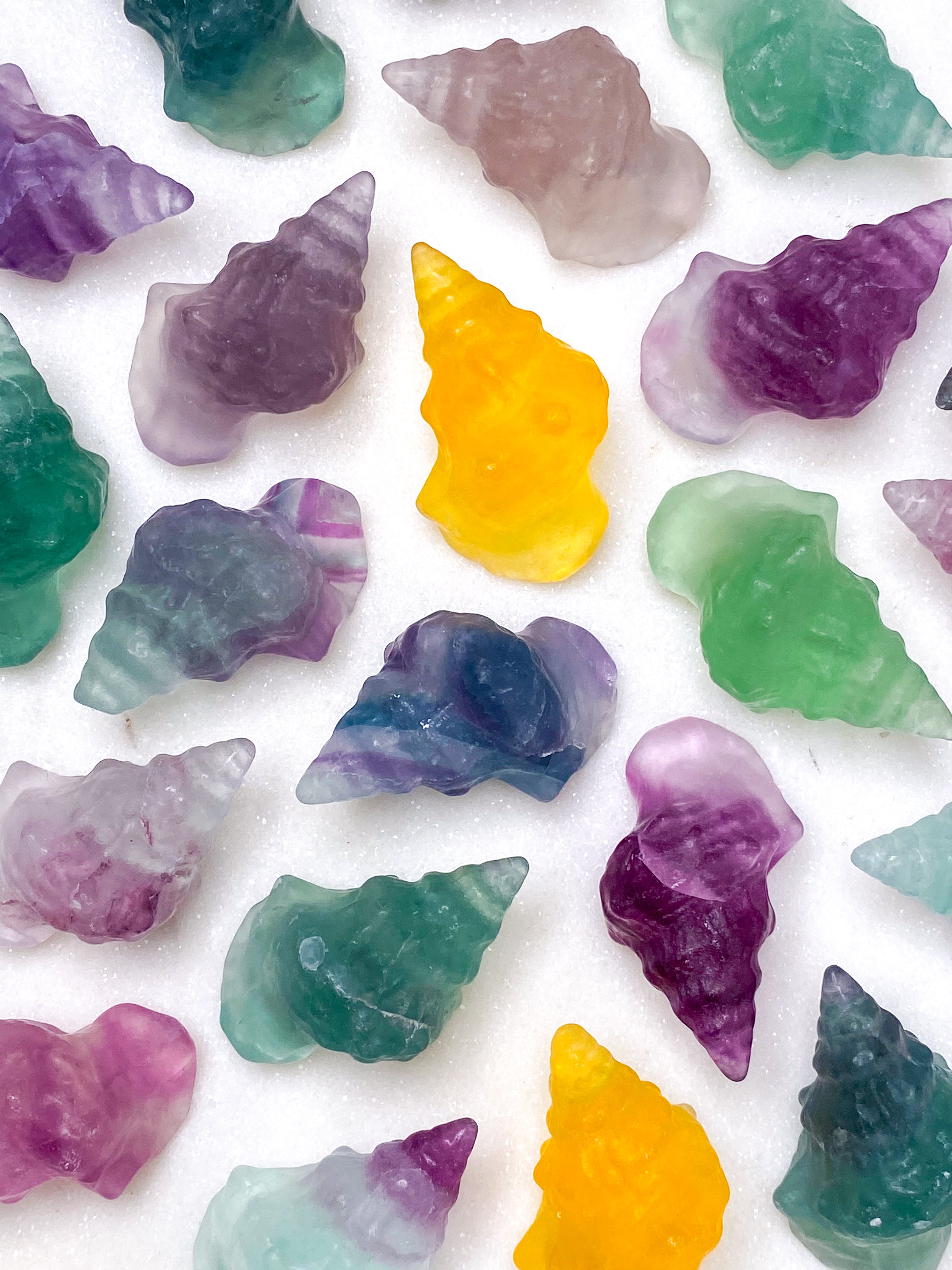 Regnbågsfluoritskalle