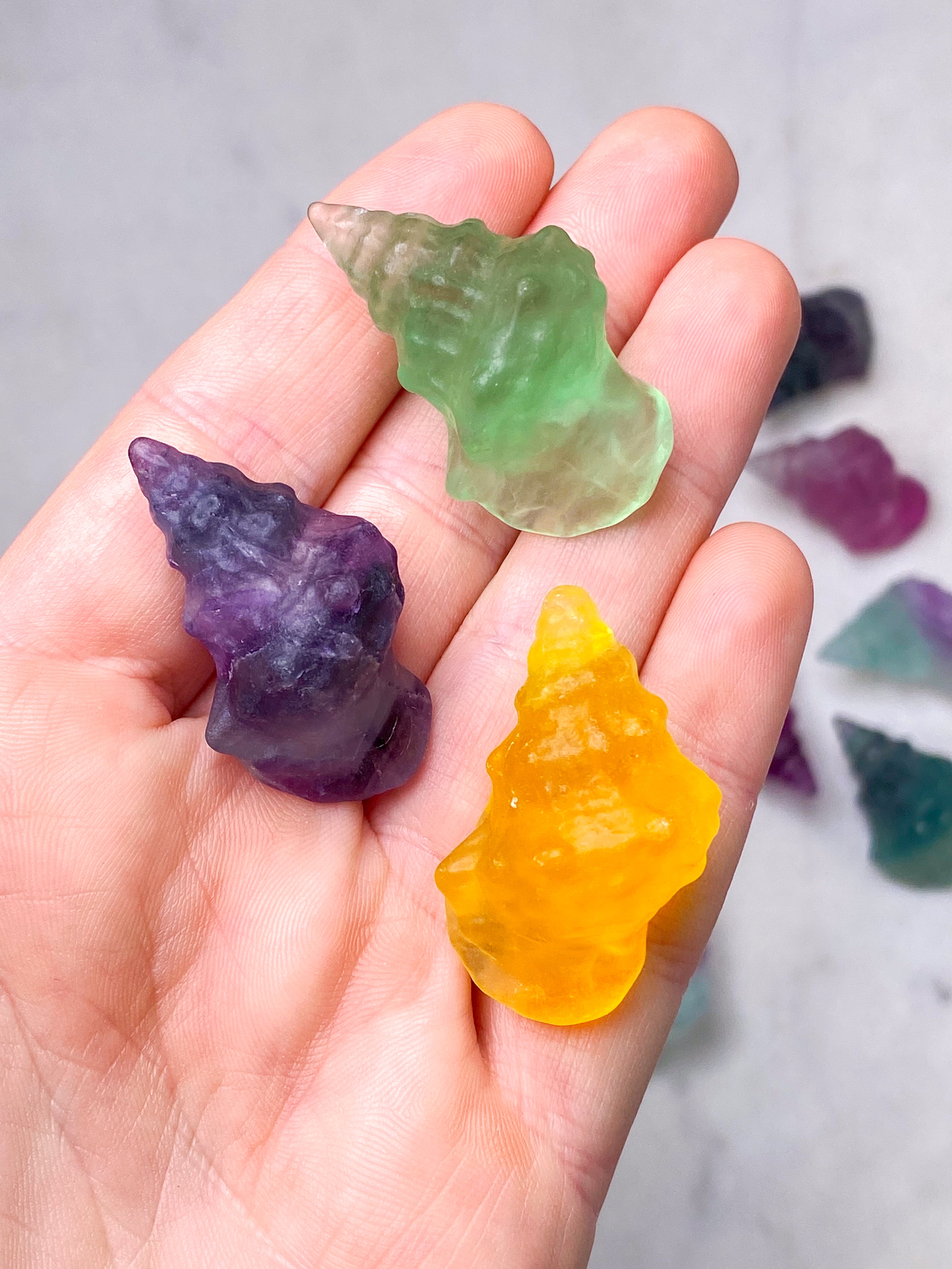 Regnbågsfluoritskalle