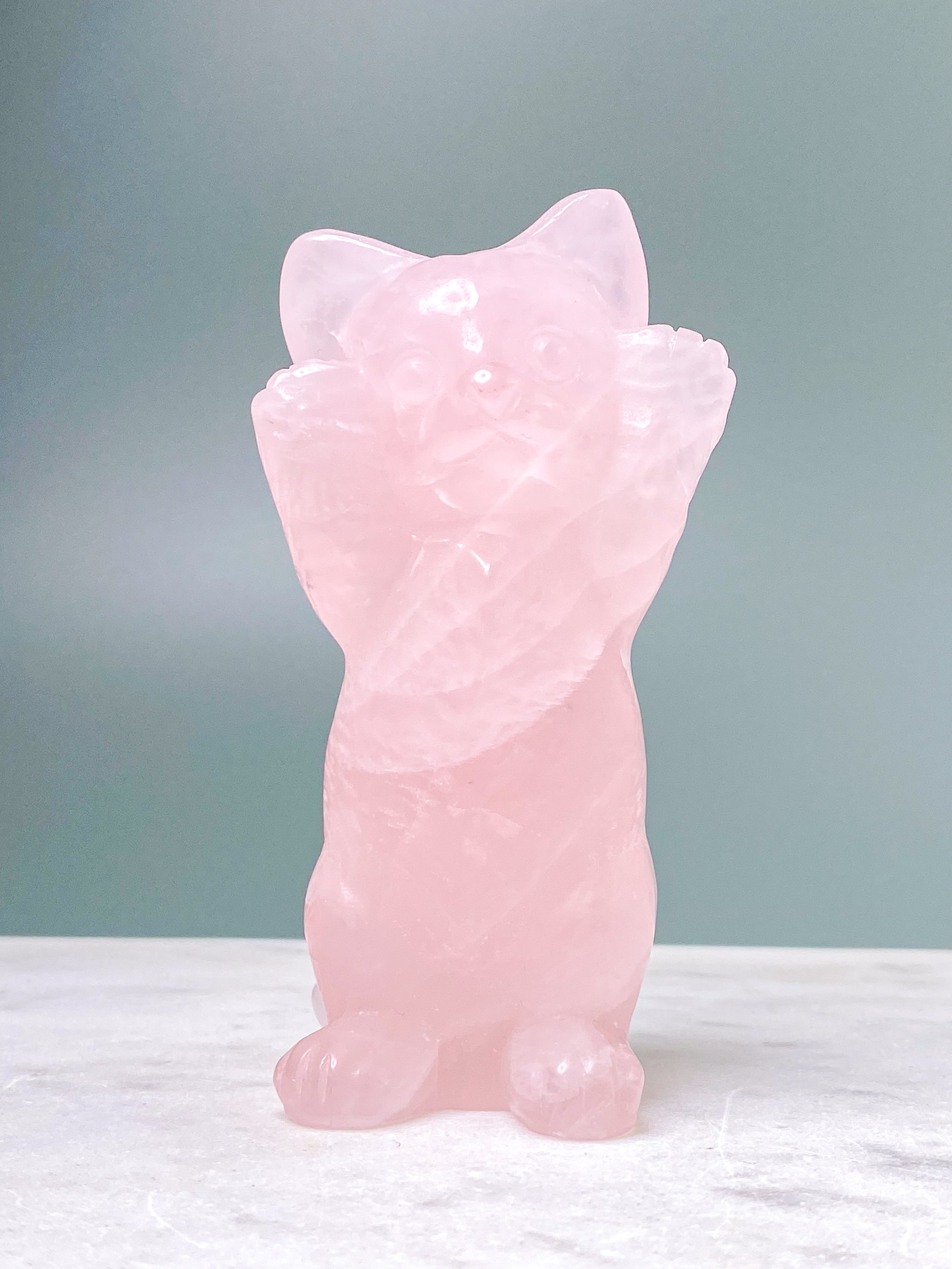 Rosenkvartsringhållare