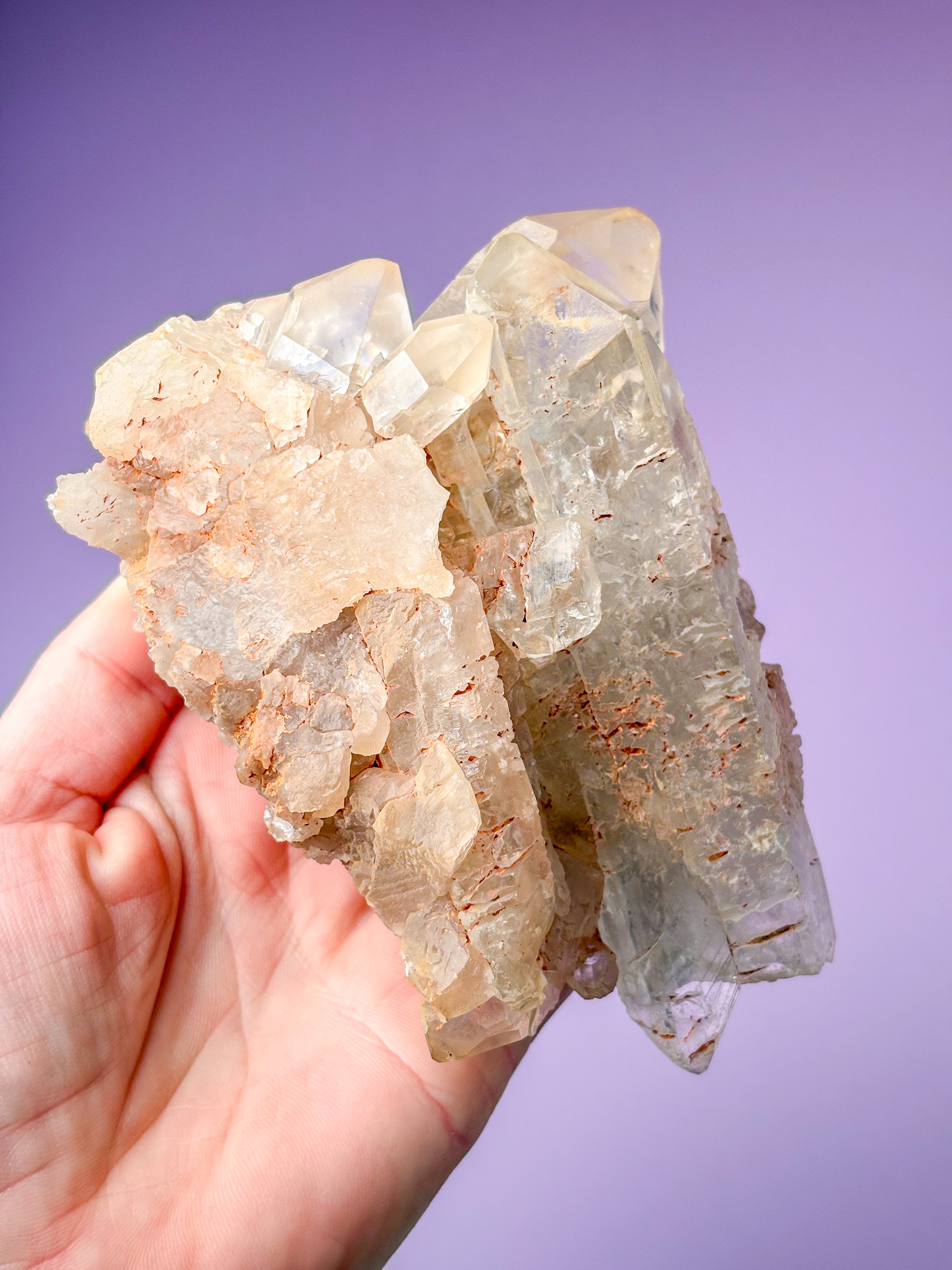 Hematitkvartskluster (nr 1)