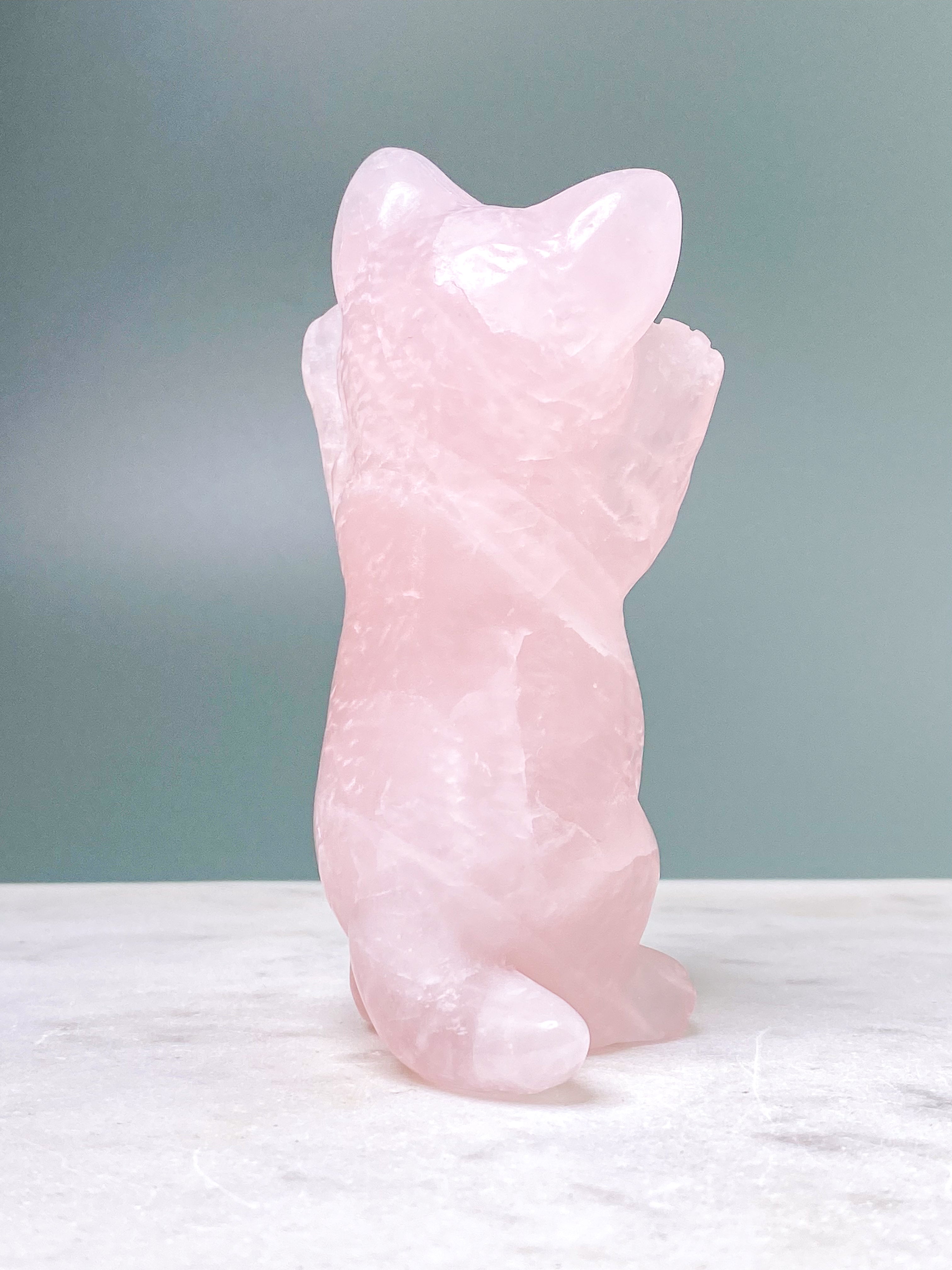 Rosenkvartsringhållare