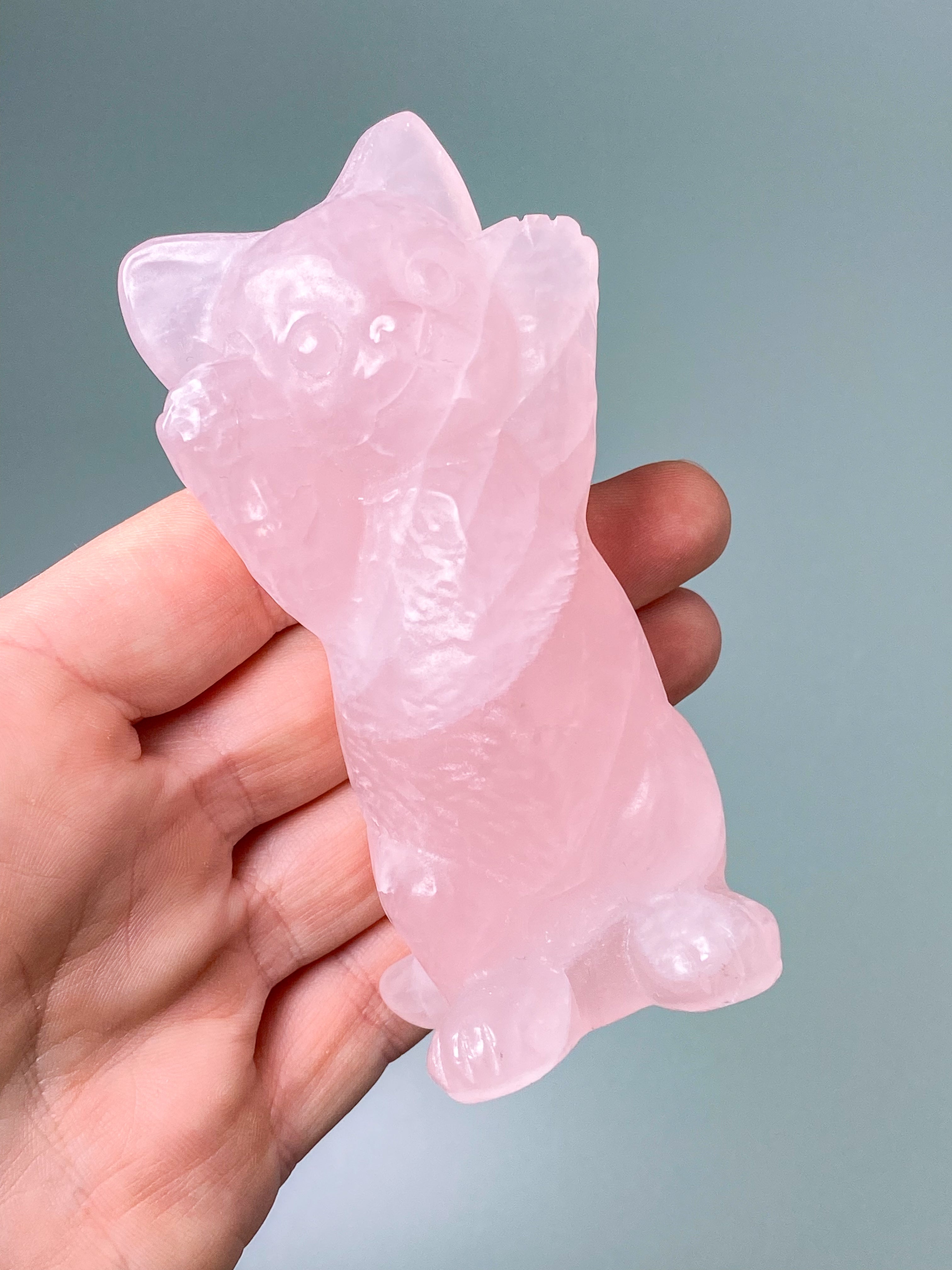 Rosenkvartsringhållare