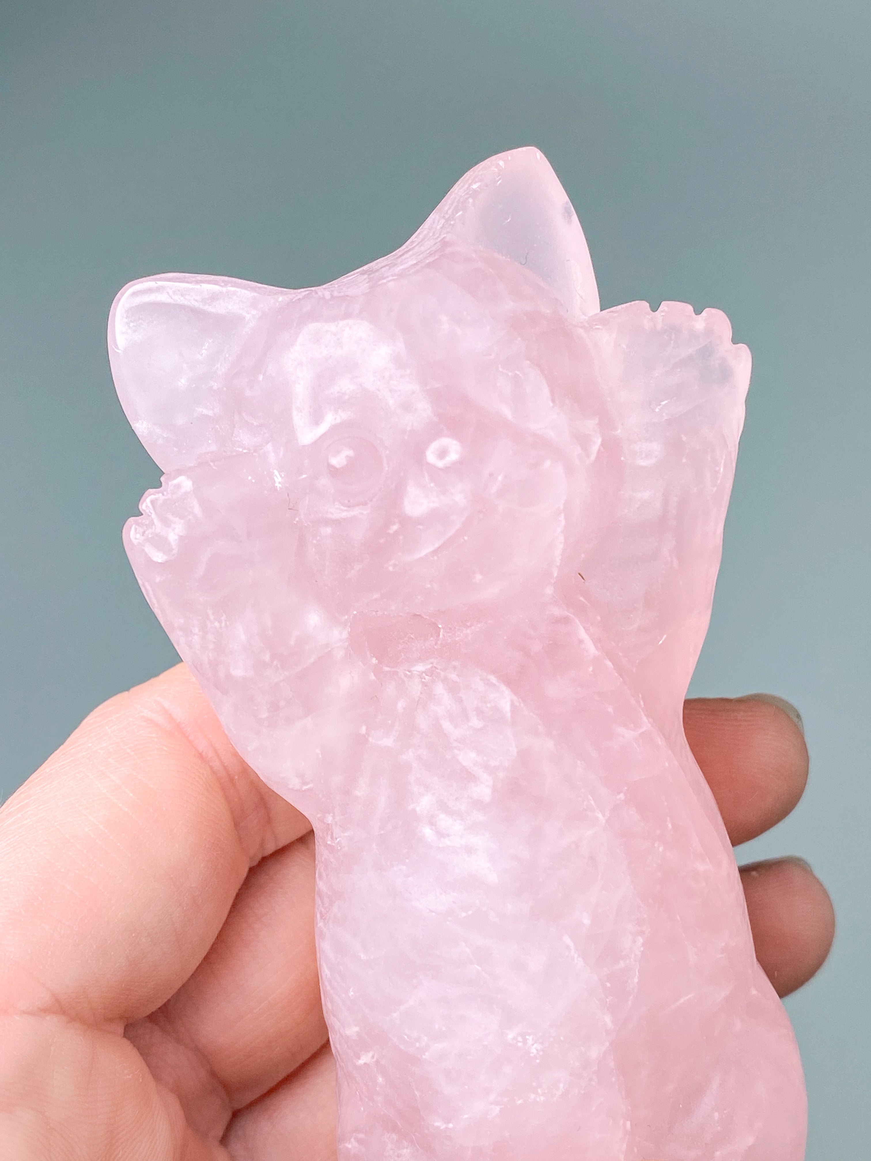 Rosenkvartsringhållare