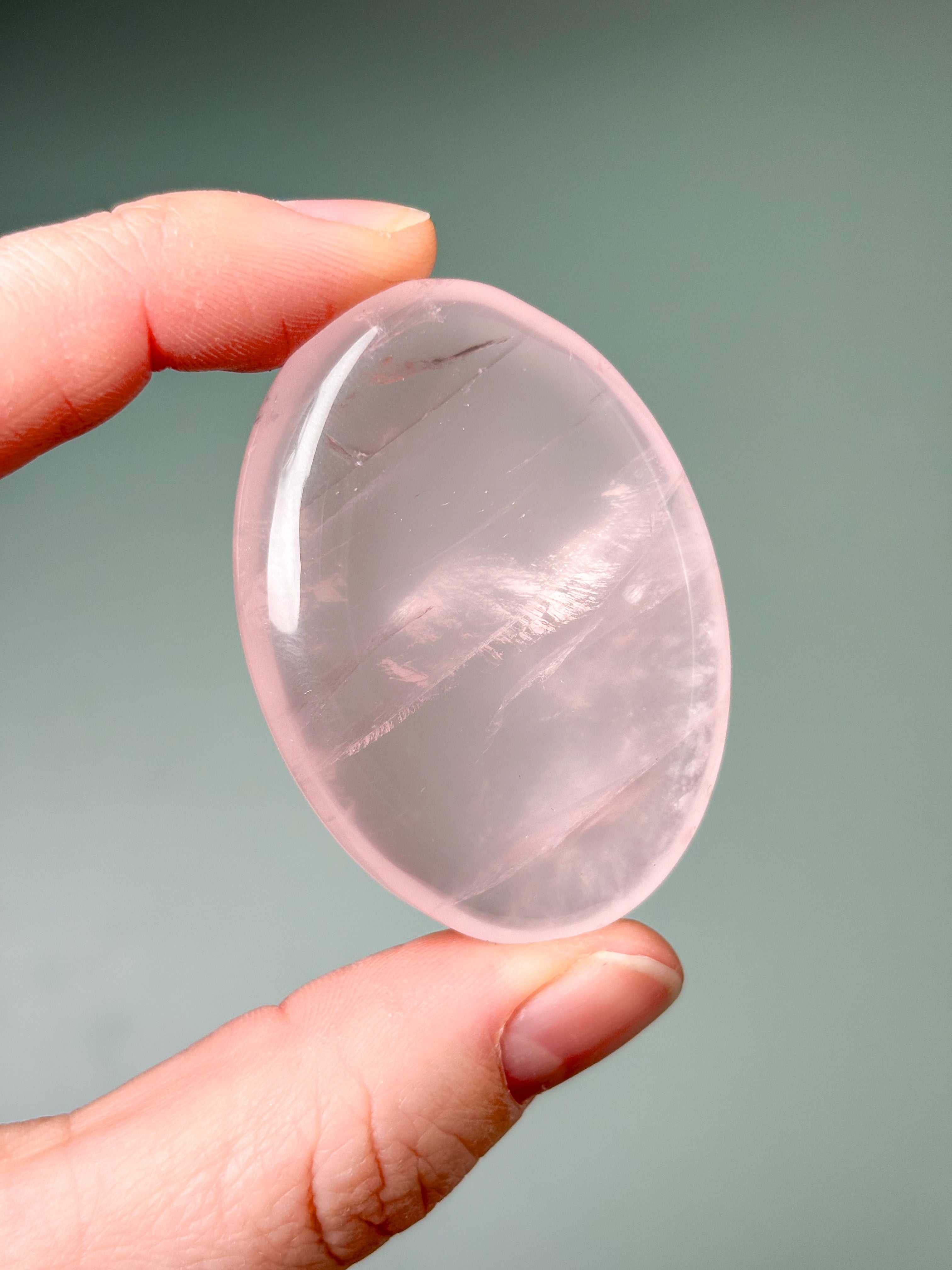 Rosenkvarts Palmsten (nr 16) Exklusiv kvalitet
