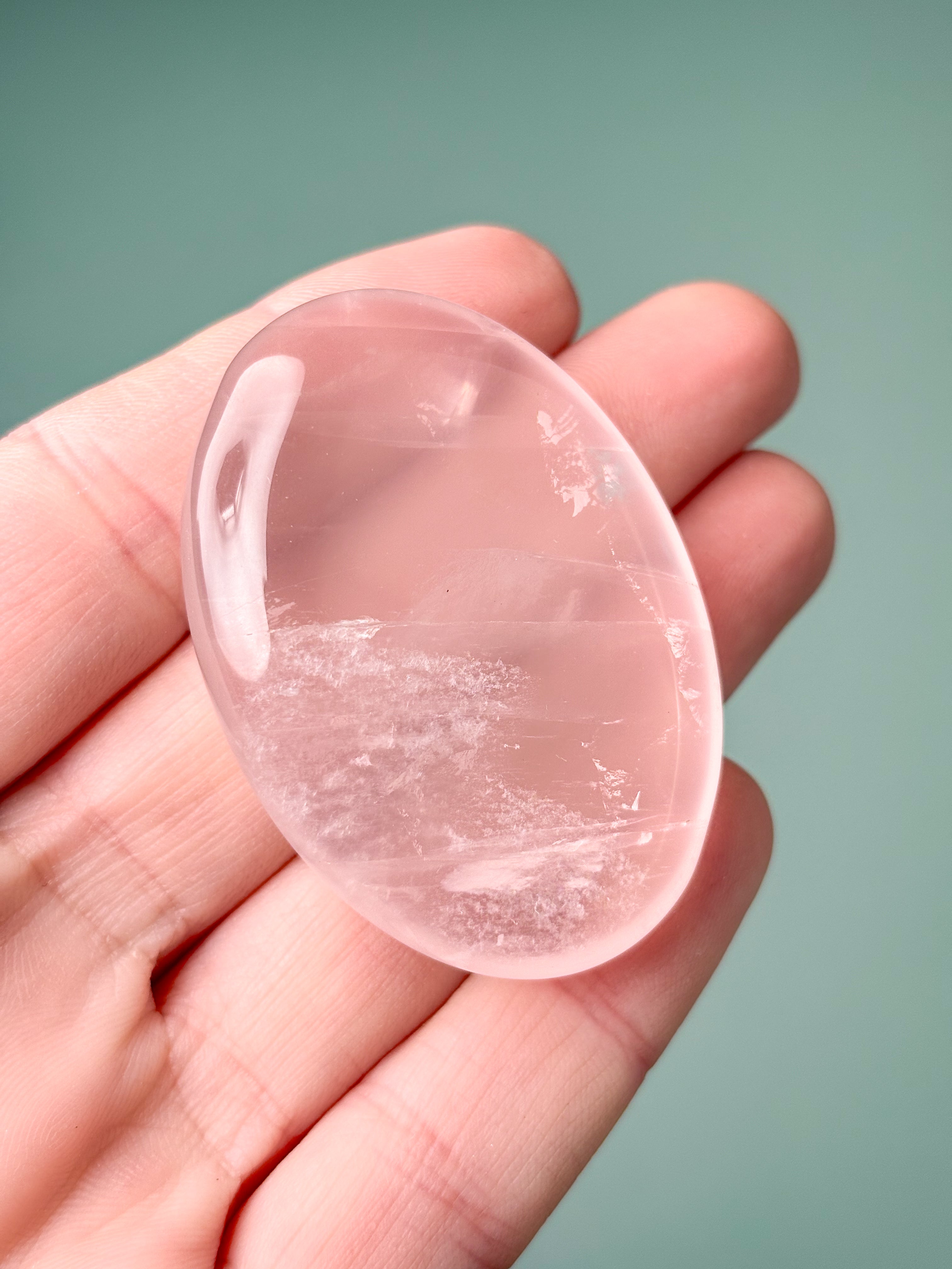 Rosenkvarts Palmsten (nr 16) Exklusiv kvalitet