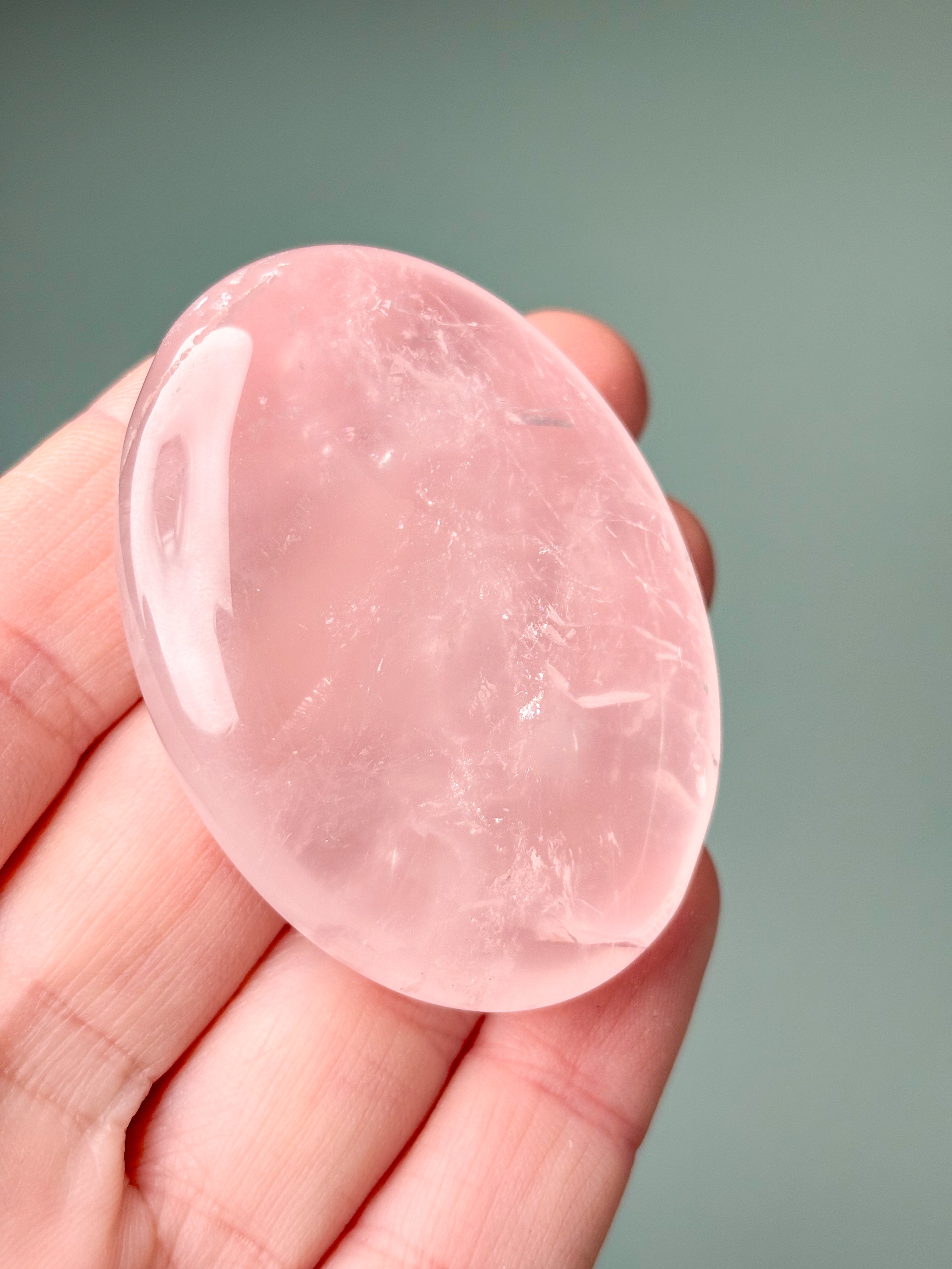 Rosenkvarts Palmsten (nr 17) Exklusiv kvalitet