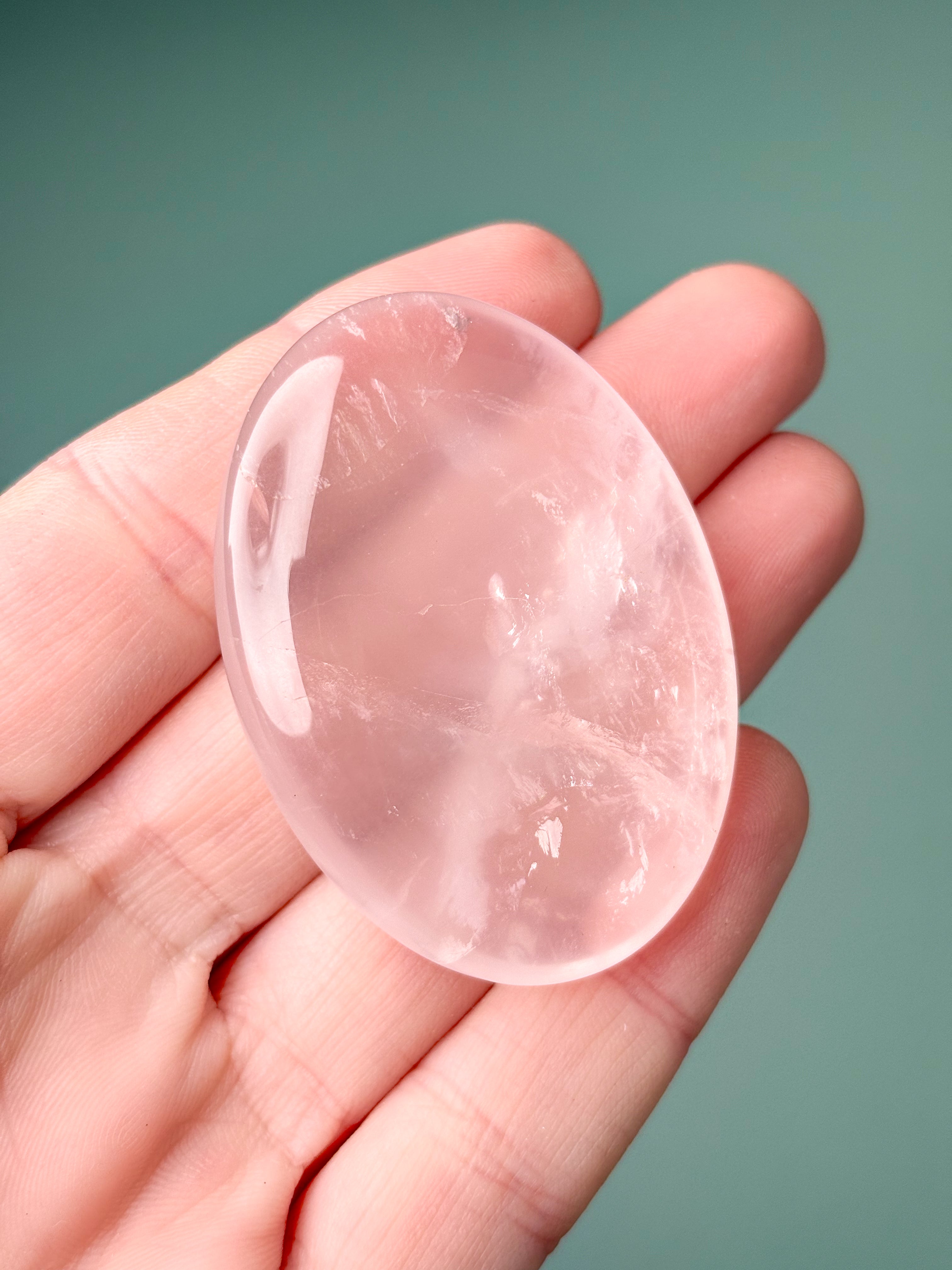 Rosenkvarts Palmsten (nr 18) Exklusiv kvalitet