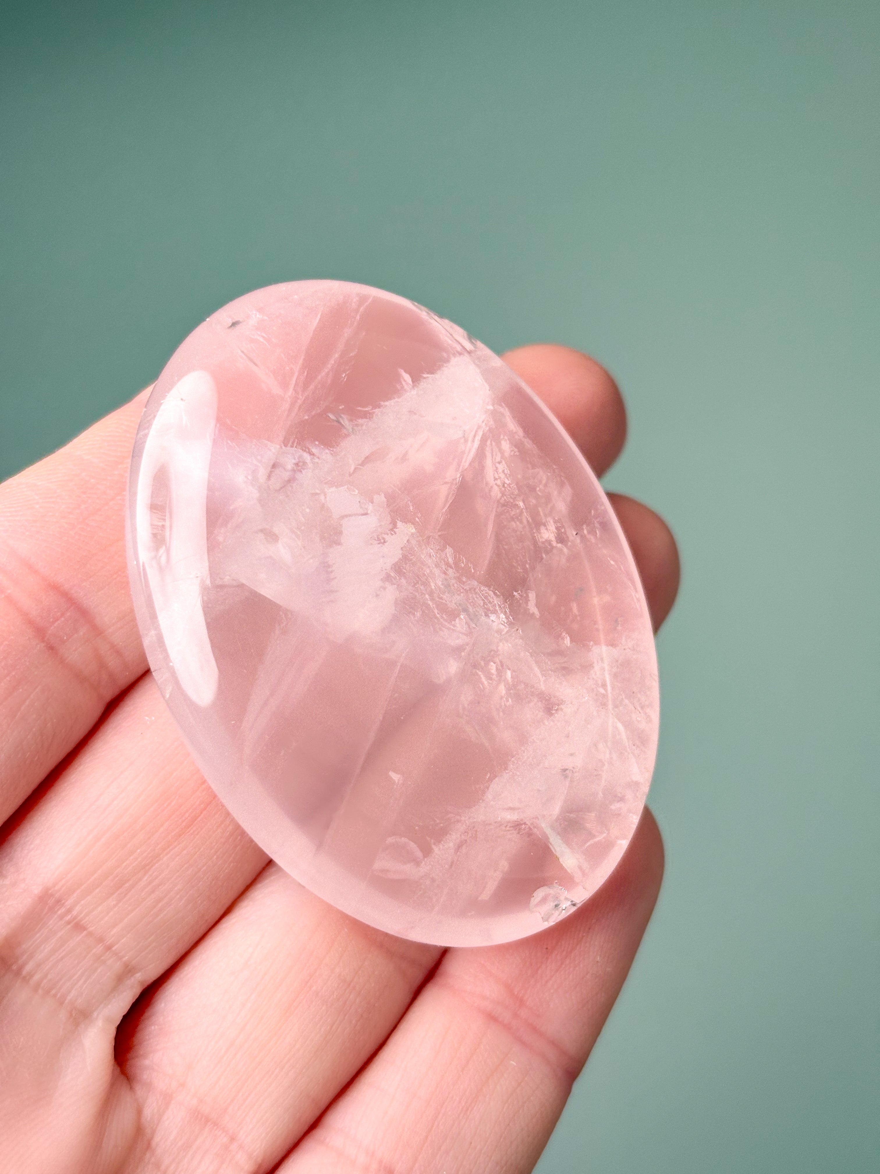 Rosenkvarts Palmsten (nr 19) Exklusiv kvalitet