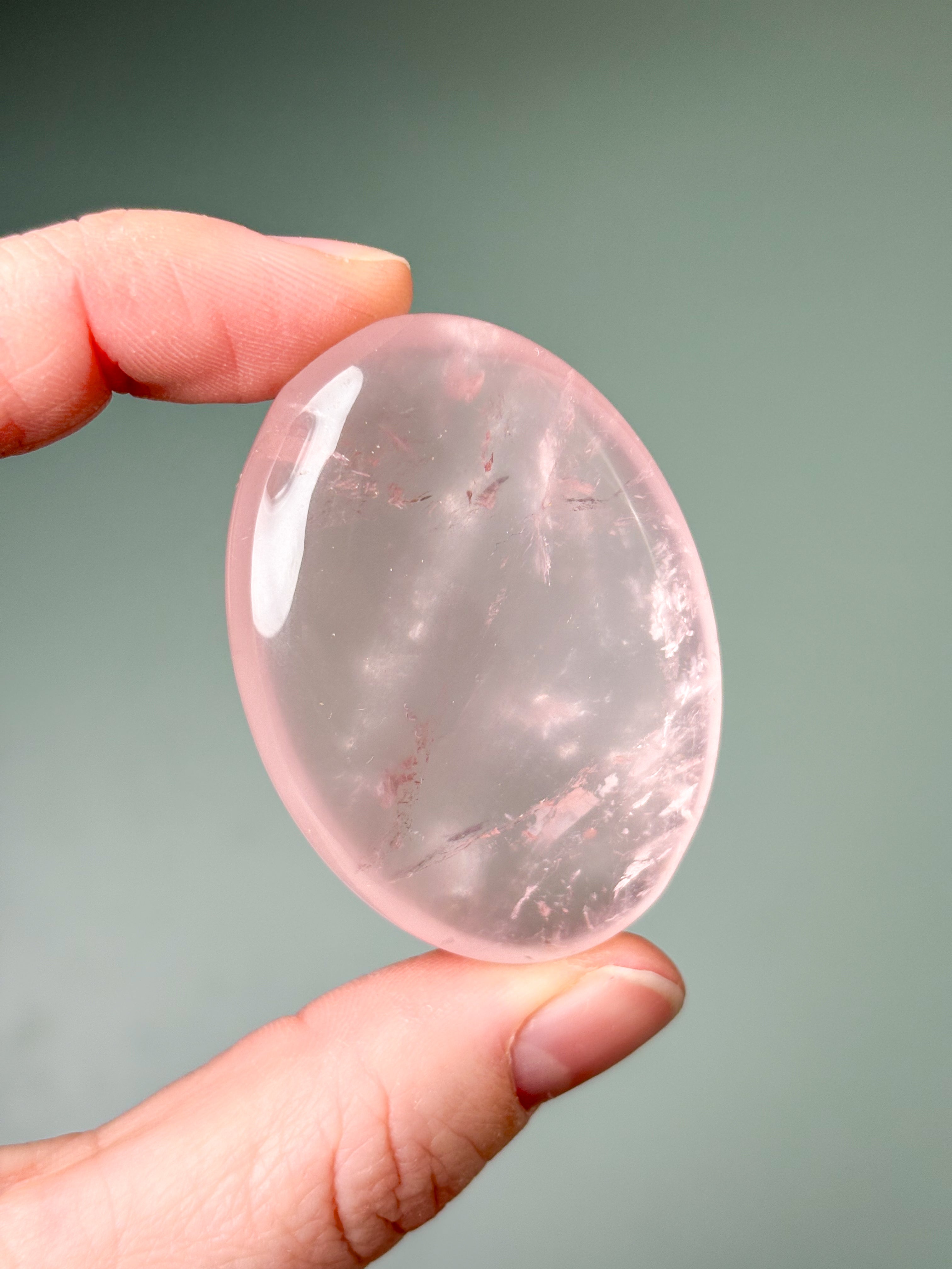 Rosenkvarts Palmsten (nr 20) Exklusiv kvalitet