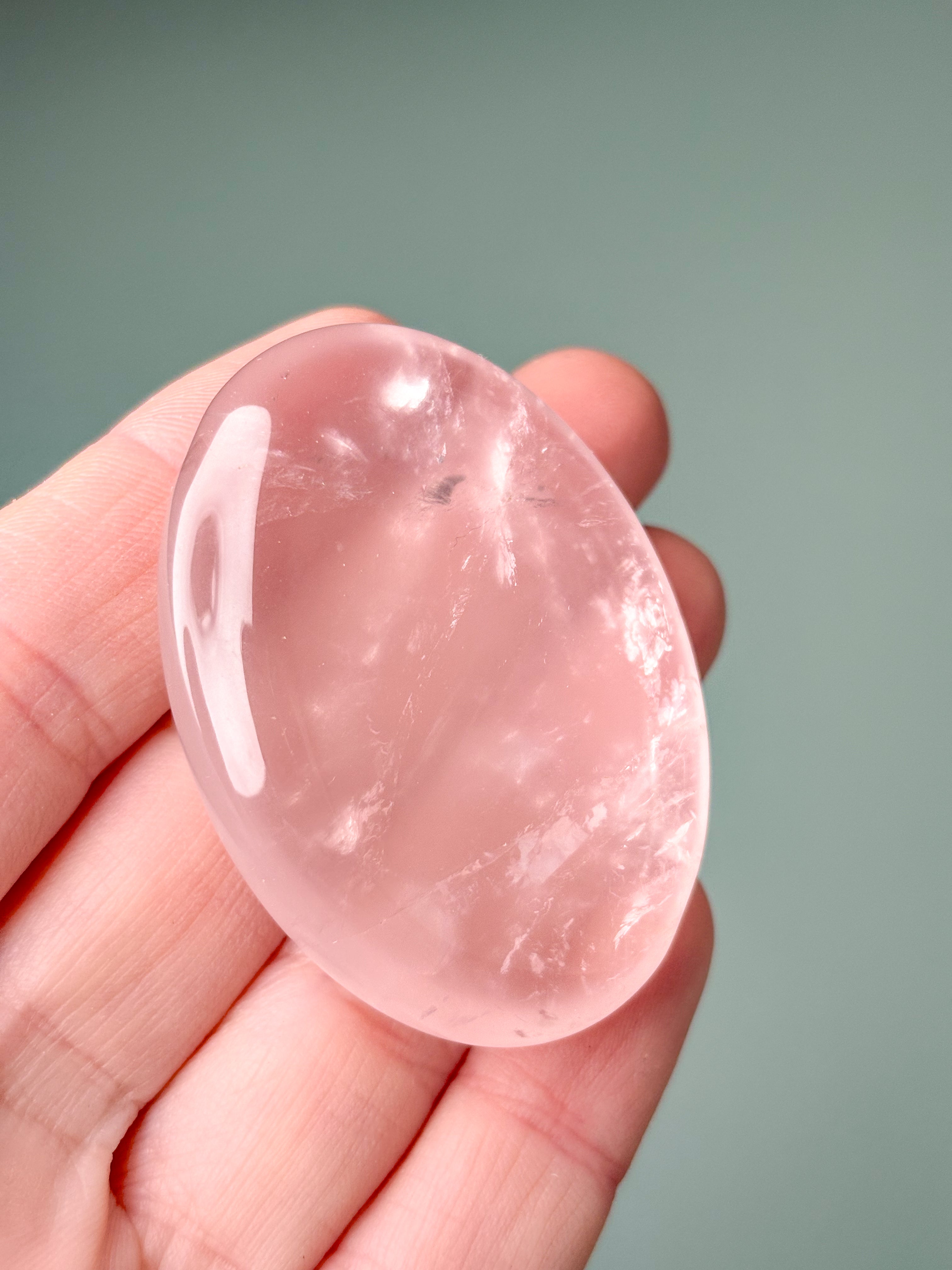 Rosenkvarts Palmsten (nr 20) Exklusiv kvalitet