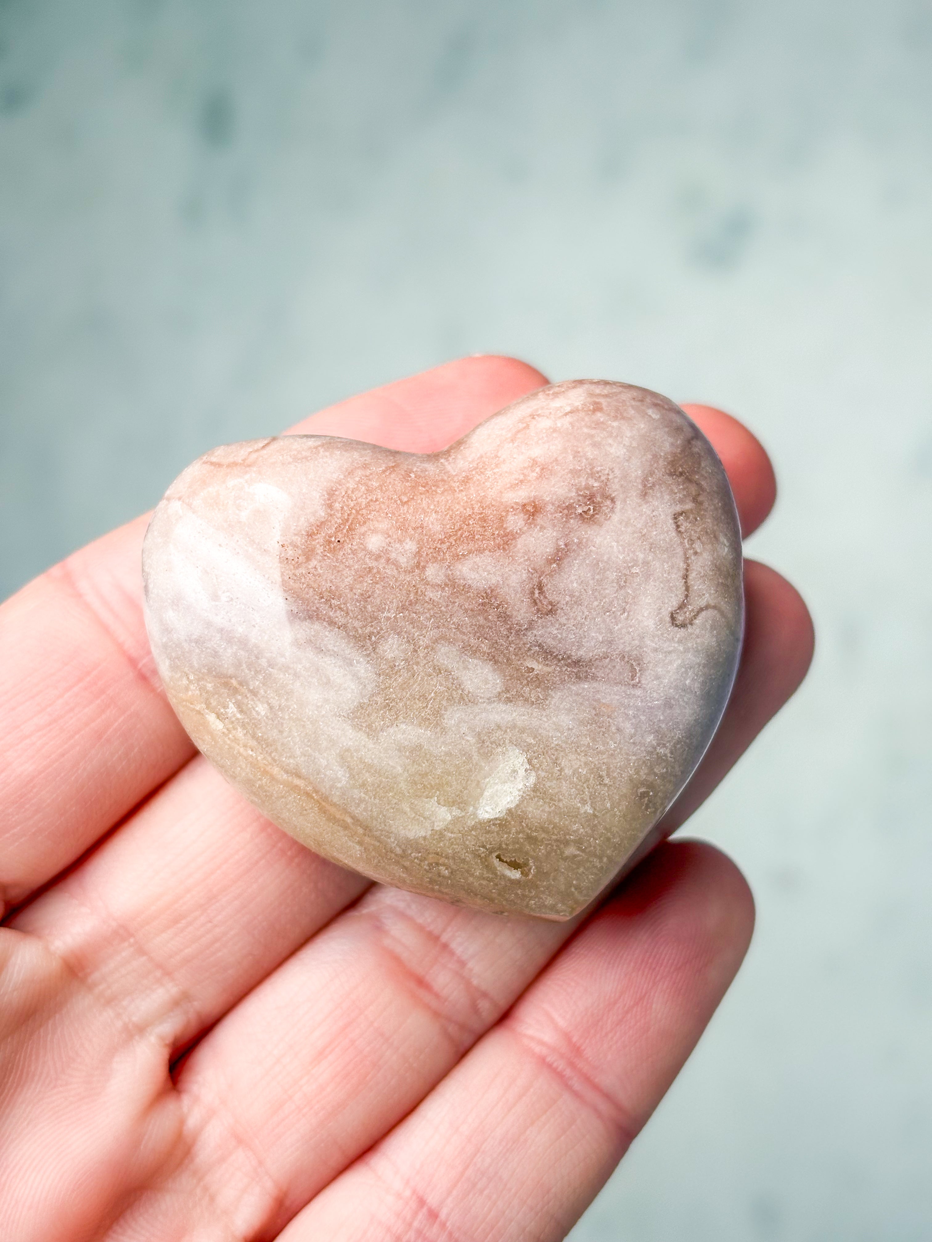 Rosa ametisthjärta (nr 9)