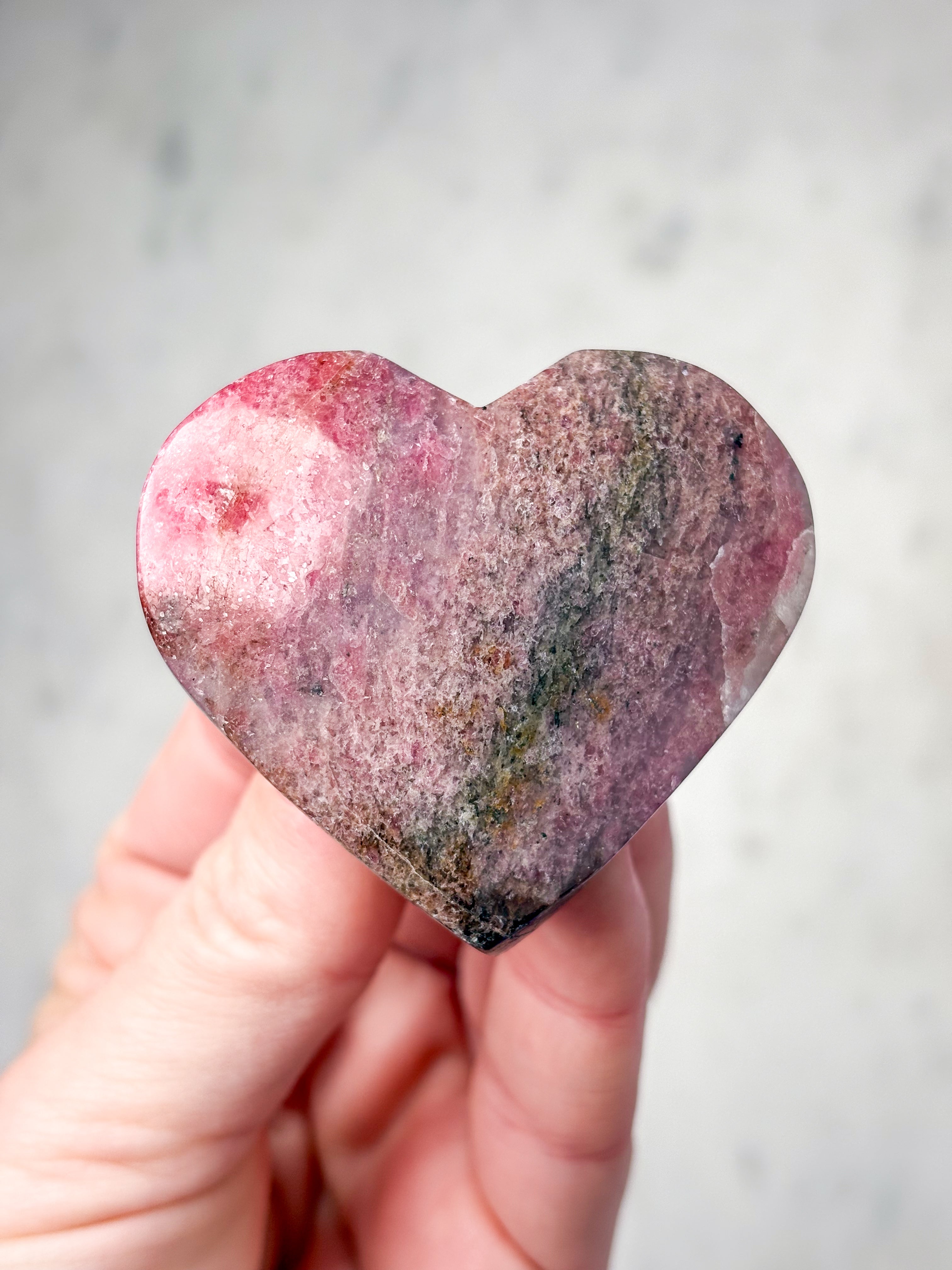 Rhodonitkvartshjärta (nr 2)