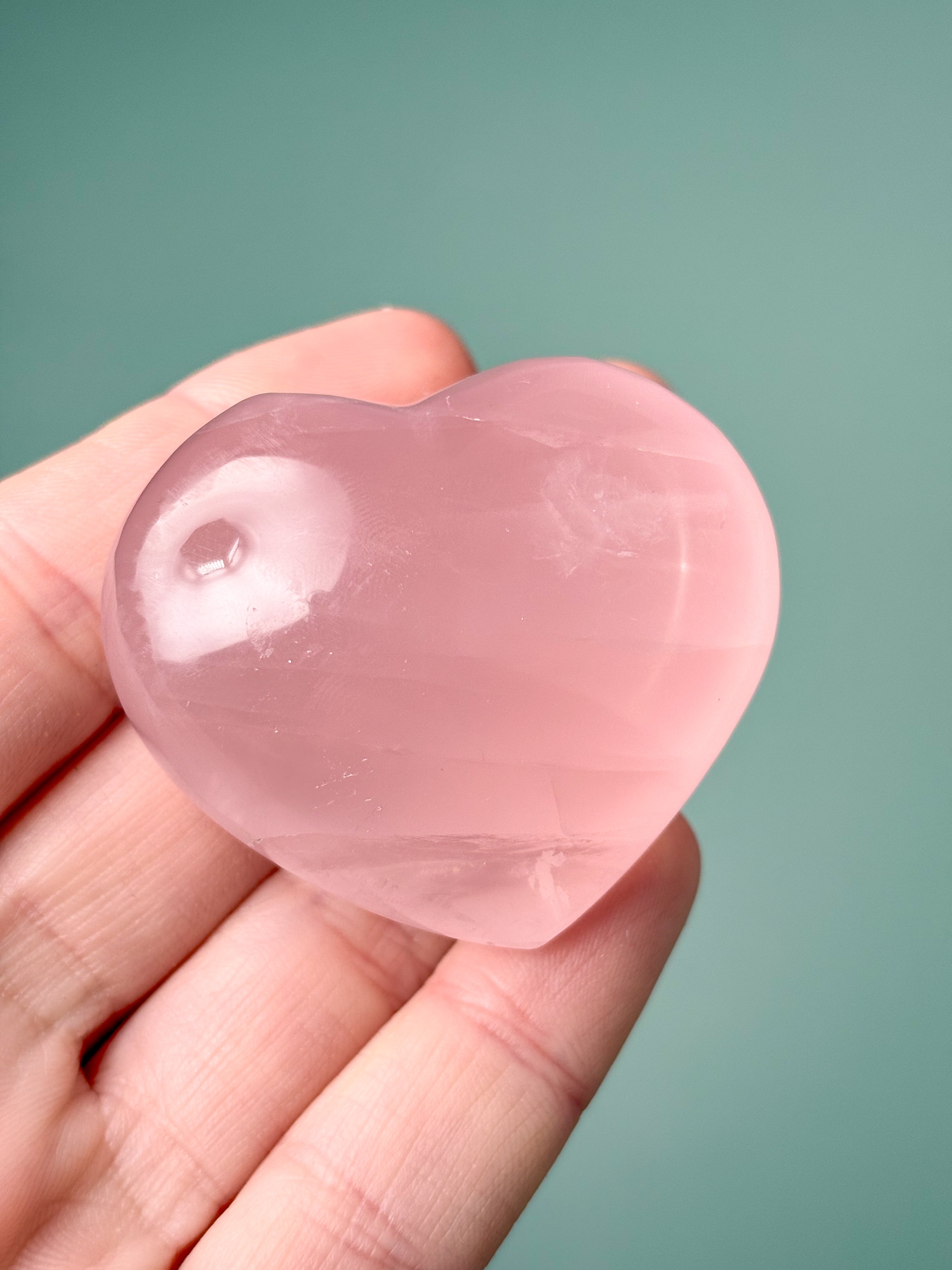 Rosenkvartshjärta (nr 8) Exklusiv kvalitet