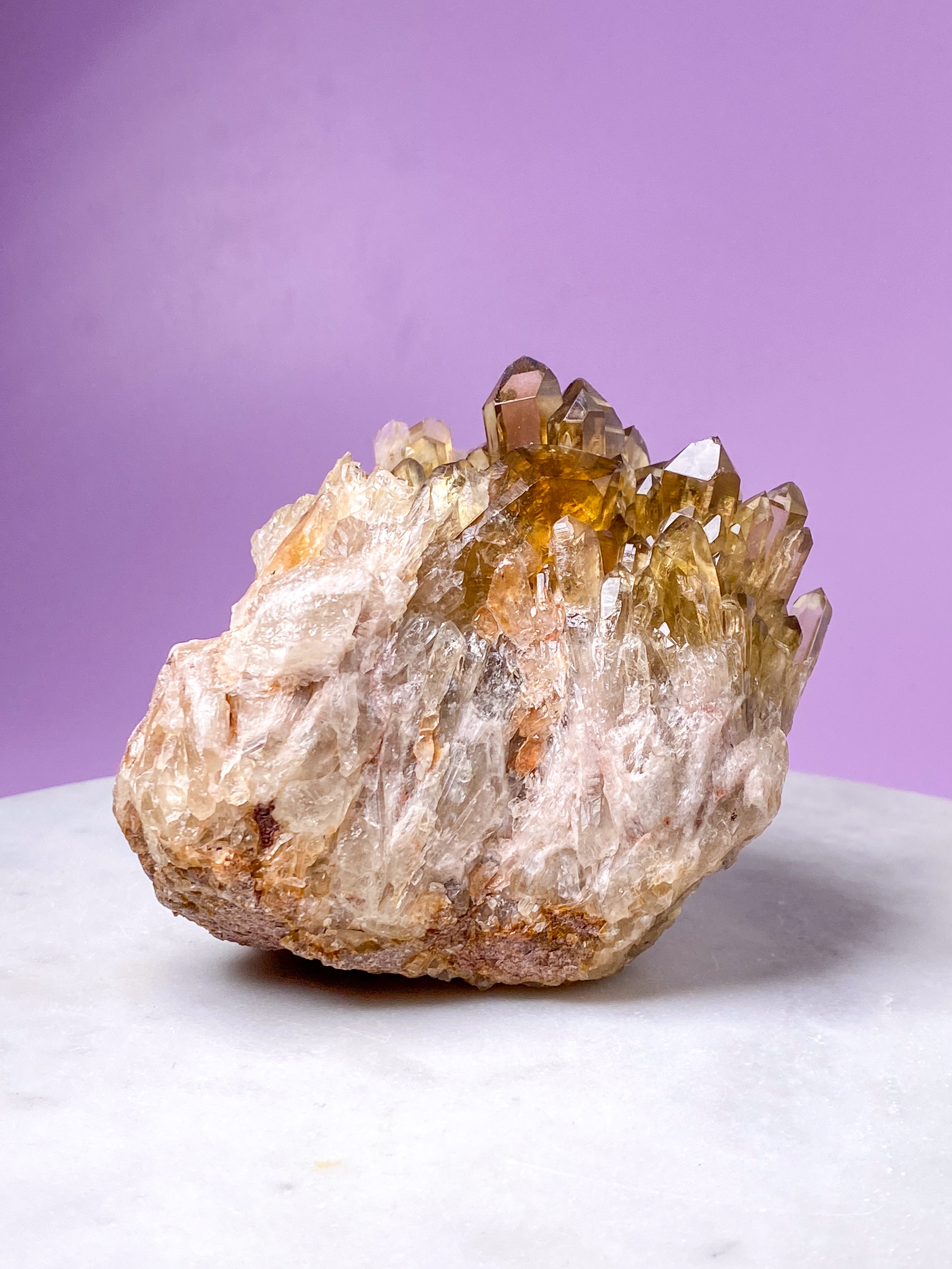 Jätte Kundalini Citrin Kluster (nr 1)