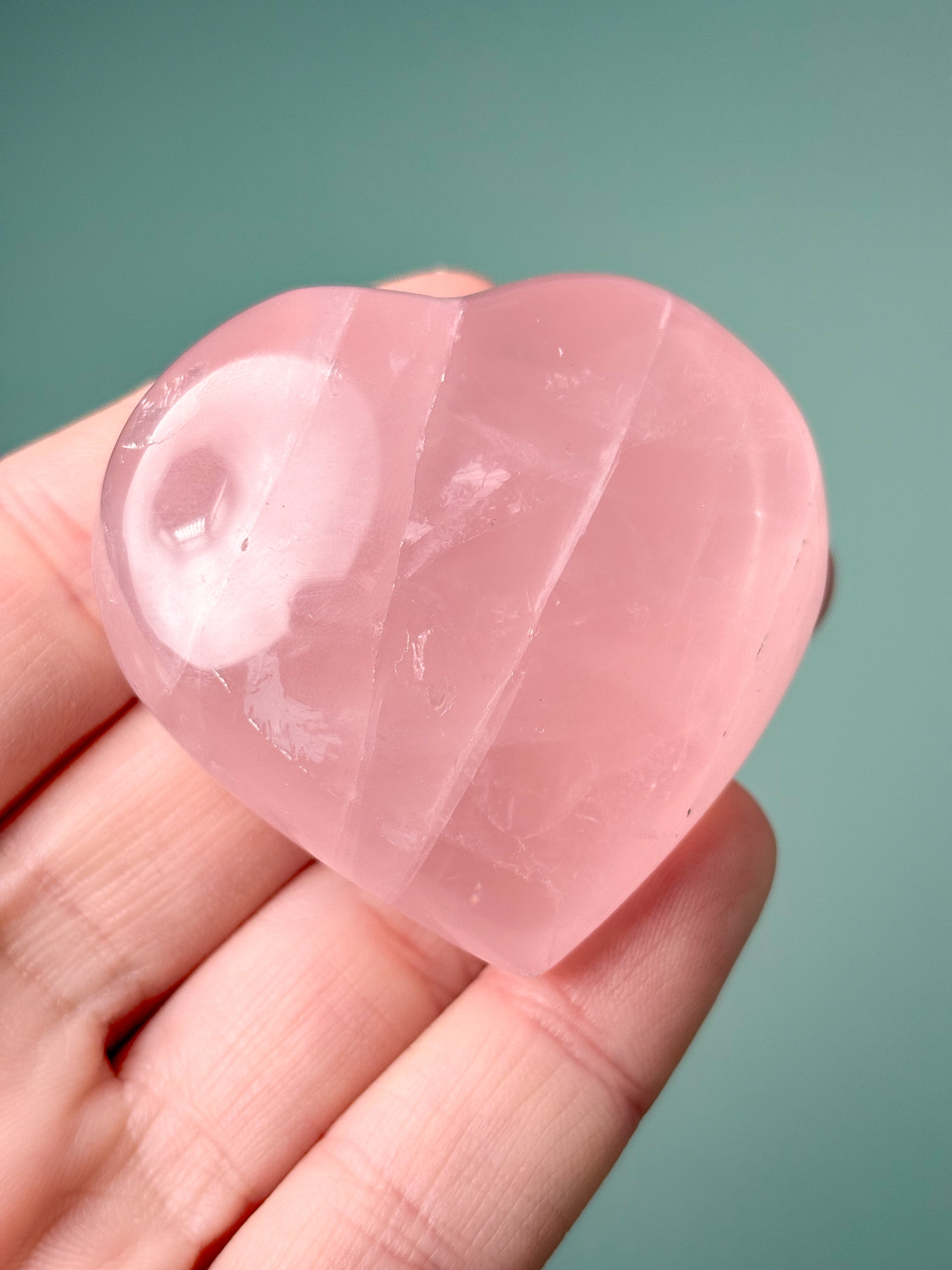 Rosenkvartshjärta (nr 11) Exklusiv kvalitet