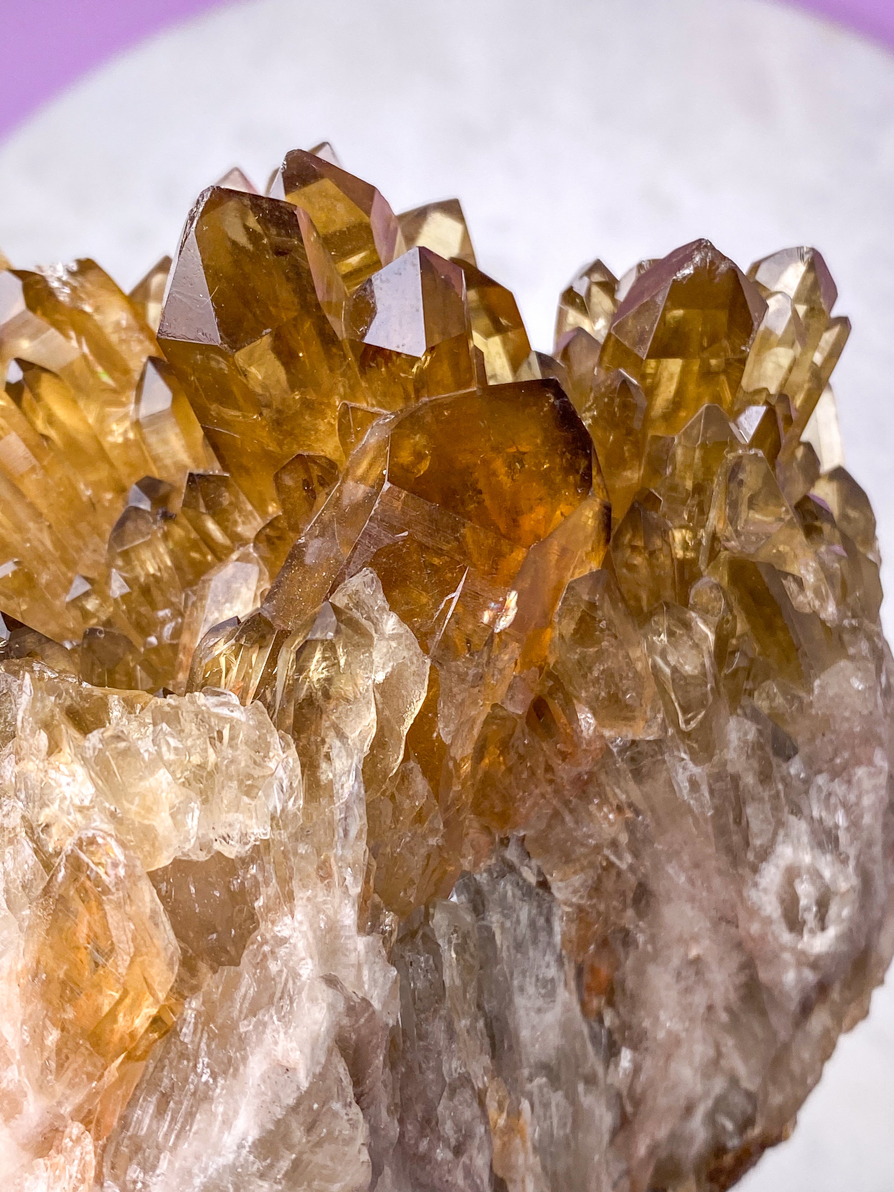 Jätte Kundalini Citrin Kluster (nr 1)