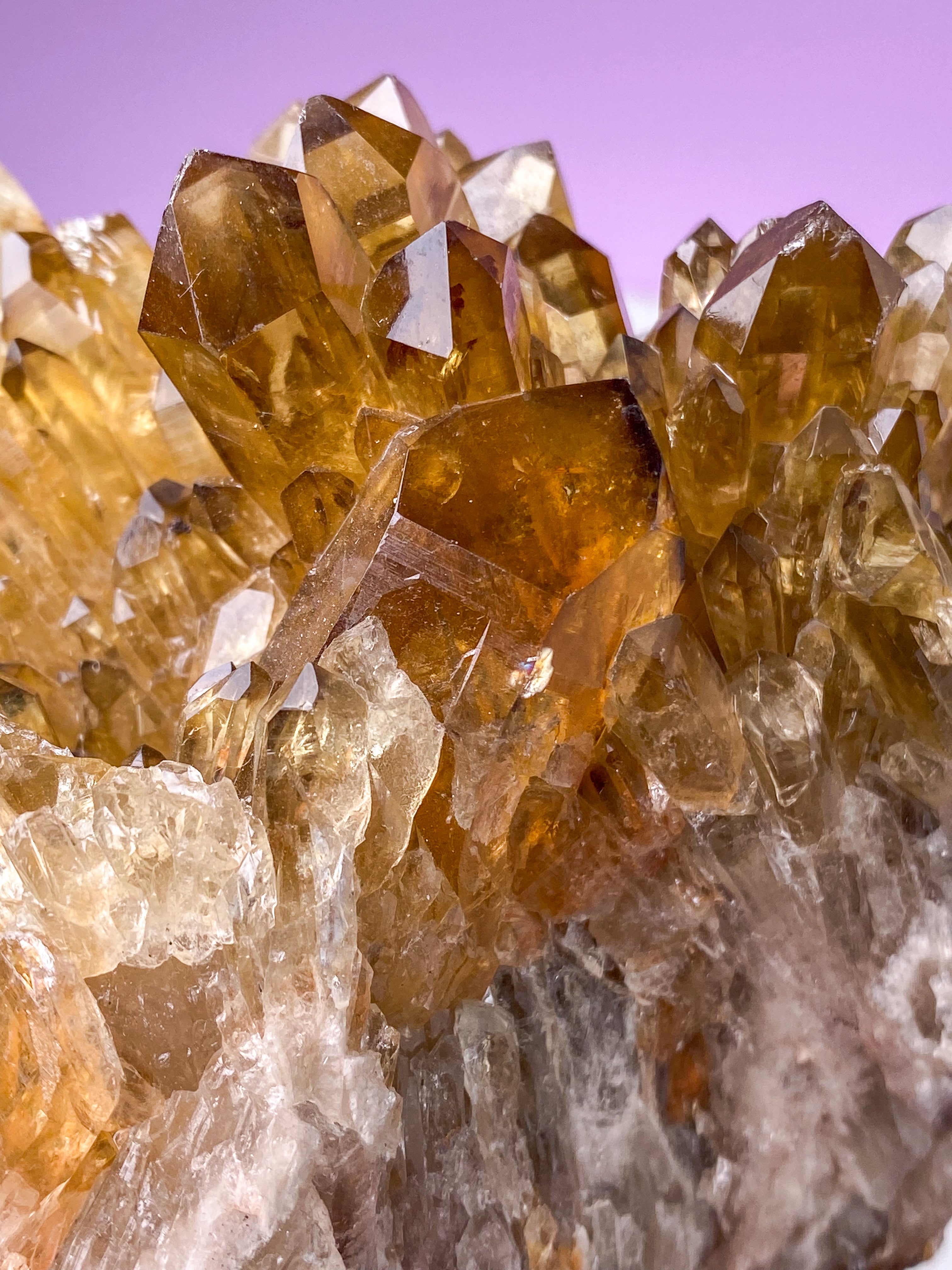 Jätte Kundalini Citrin Kluster (nr 1)