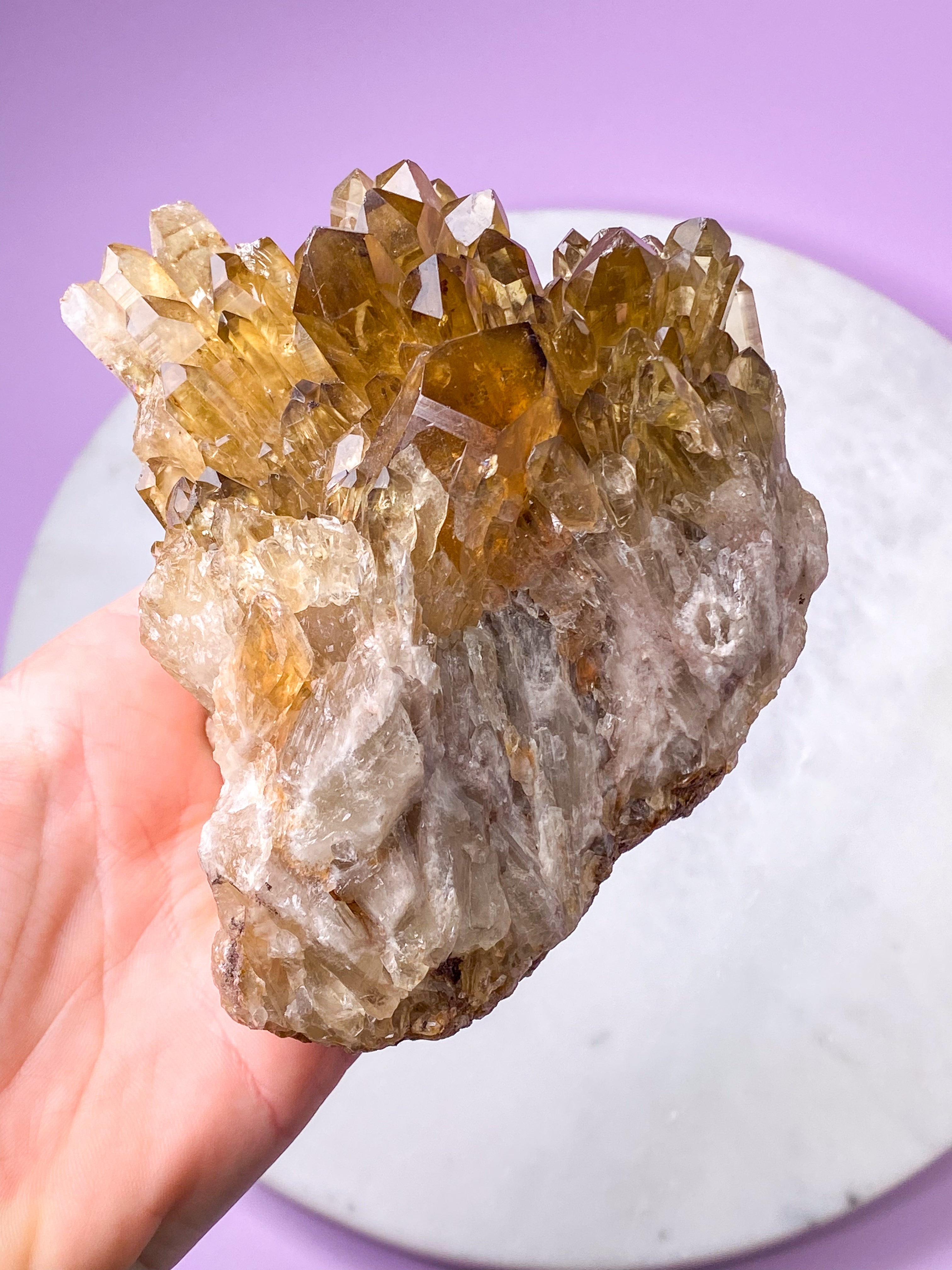 Jätte Kundalini Citrin Kluster (nr 1)