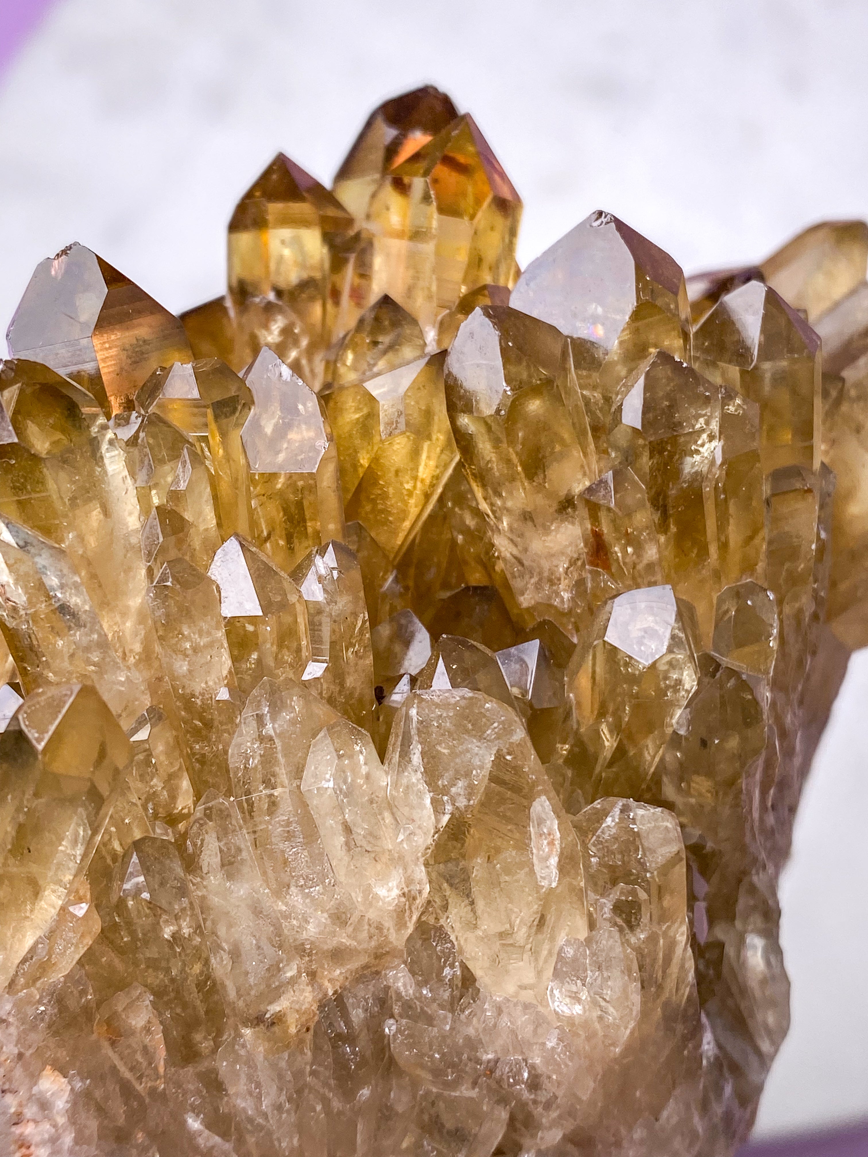 Jätte Kundalini Citrin Kluster (nr 1)