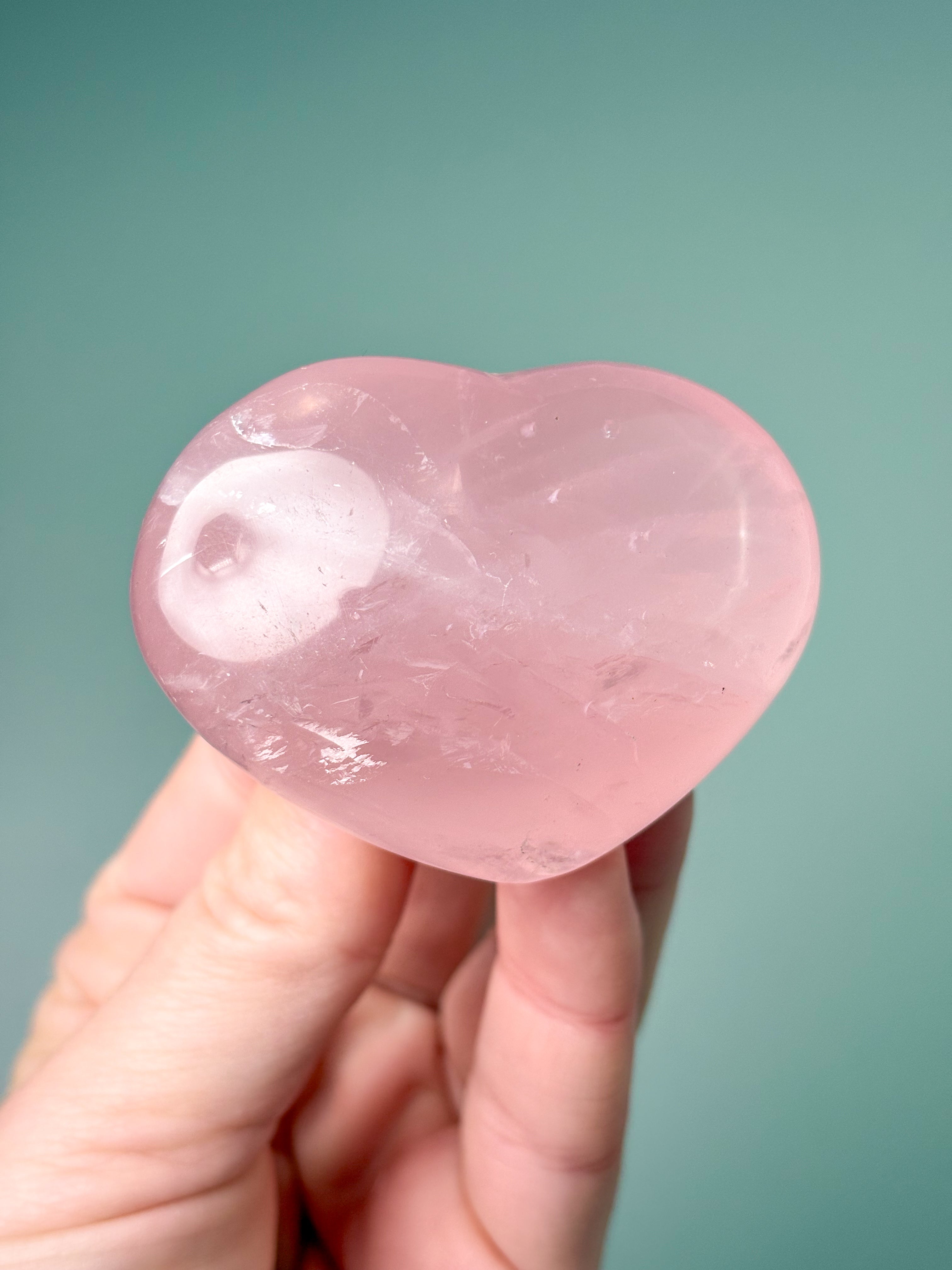 Rosenkvartshjärta (nr 13) Exklusiv kvalitet