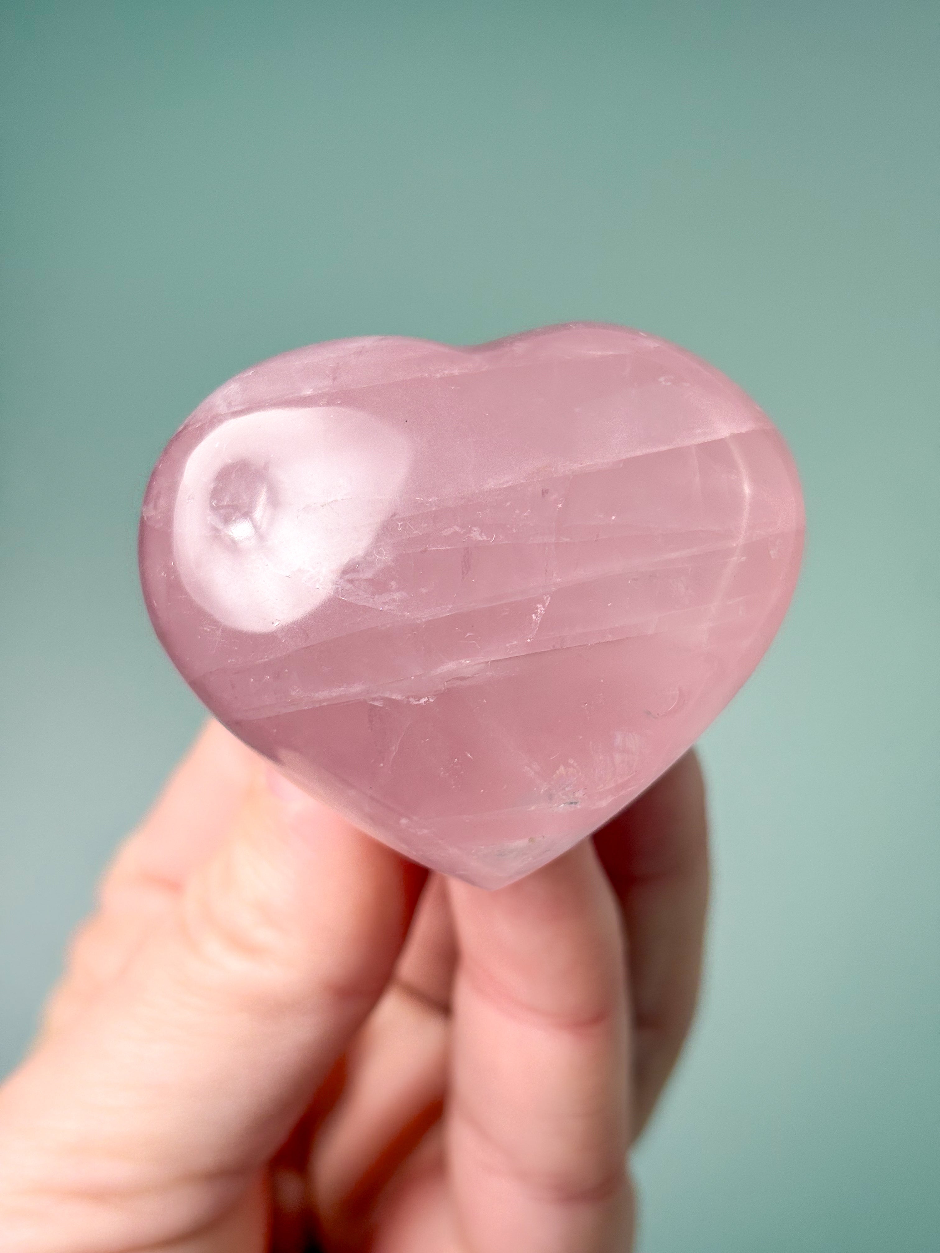 Rosenkvartshjärta (nr 14) Exklusiv kvalitet