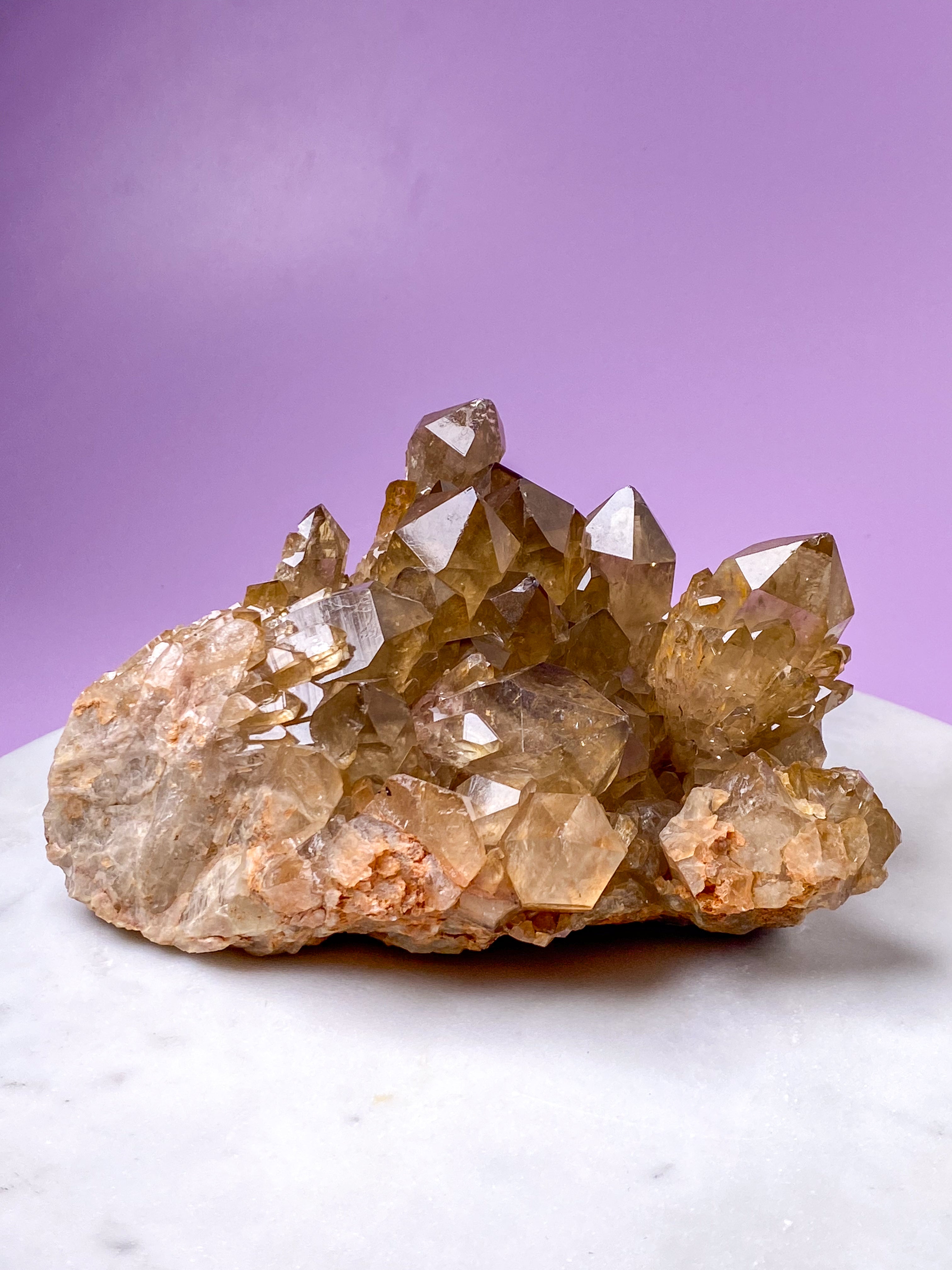 Jätte Kundalini Citrin Kluster (nr 5)