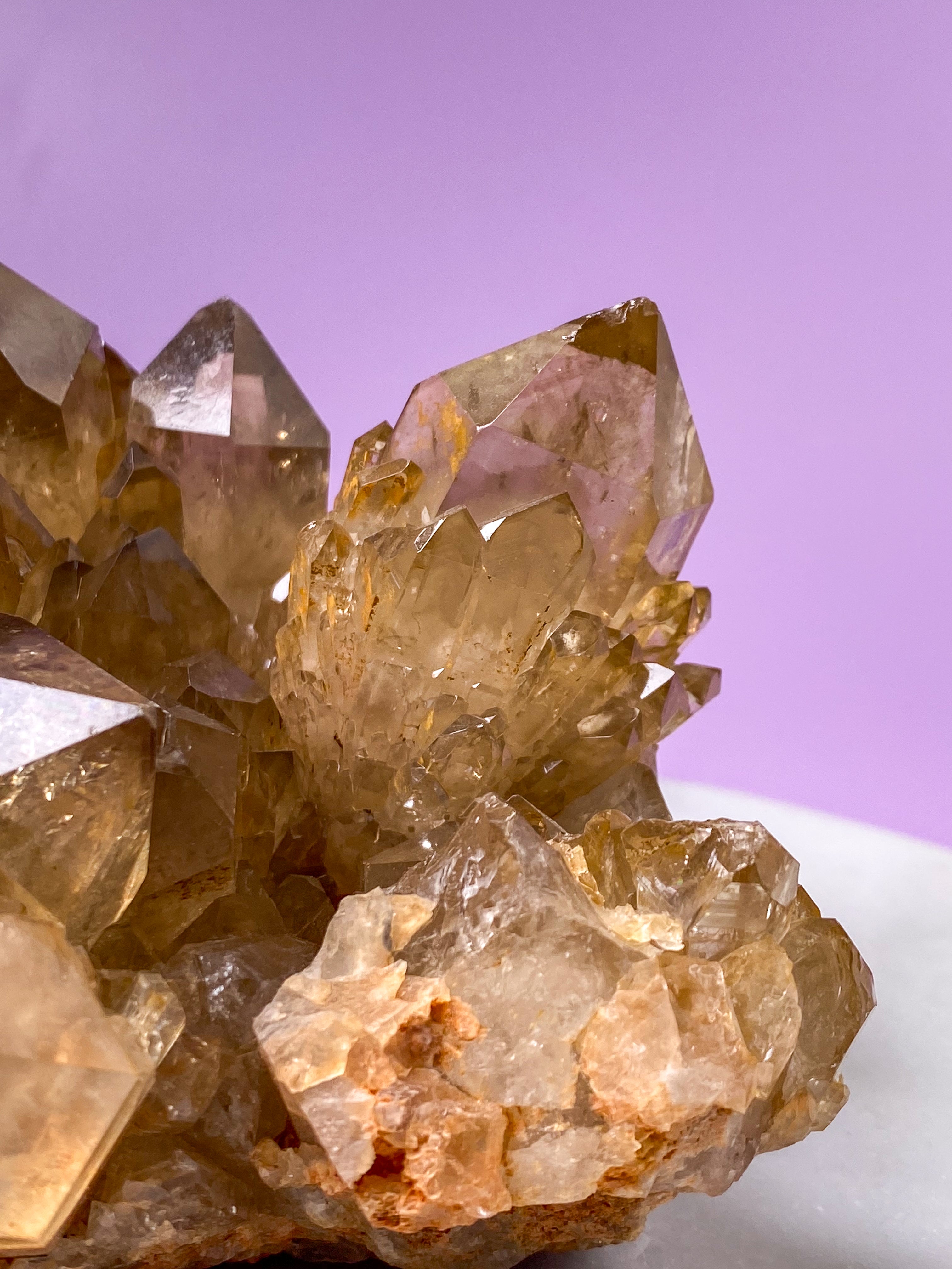 Jätte Kundalini Citrin Kluster (nr 5)