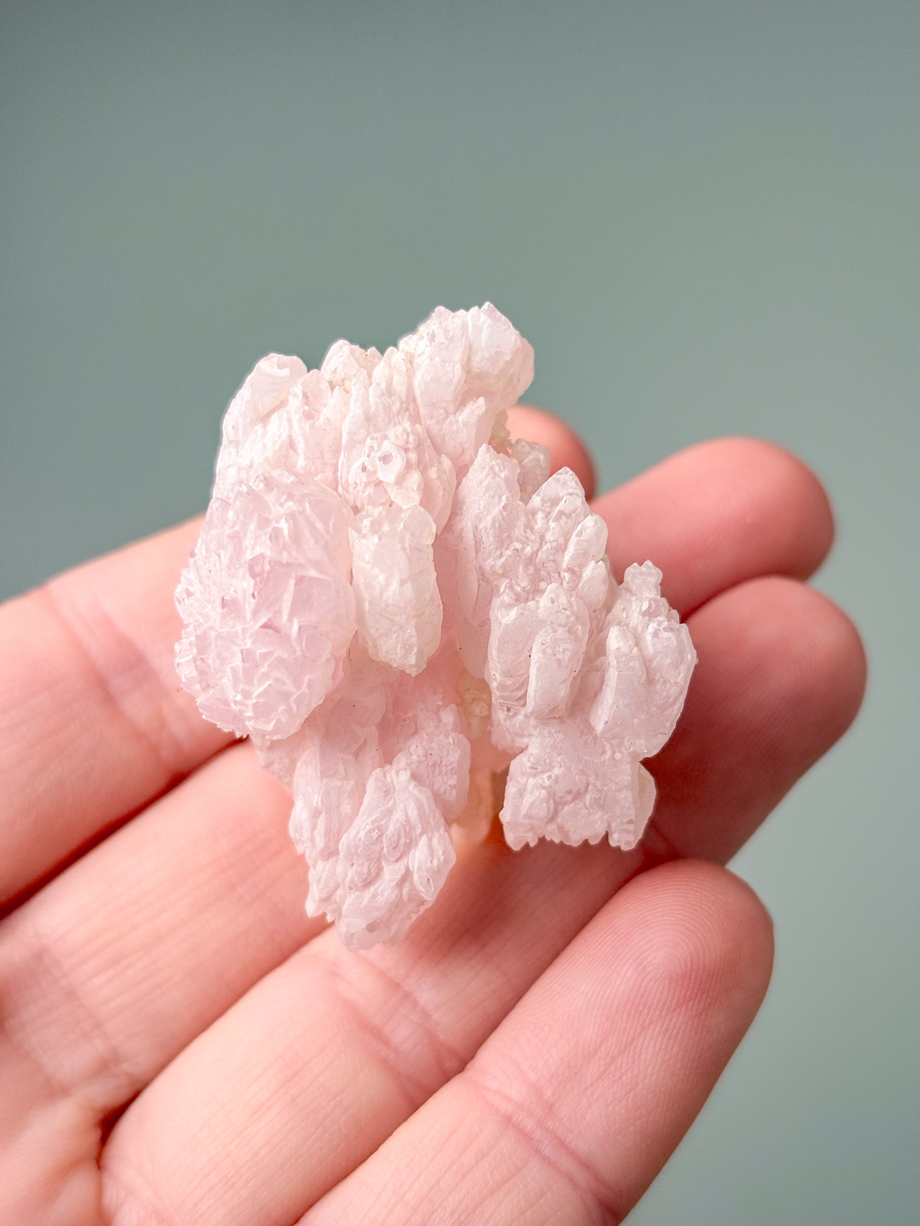 Kristalliserad rosenkvarts exklusiv kvalitet (nr 7)