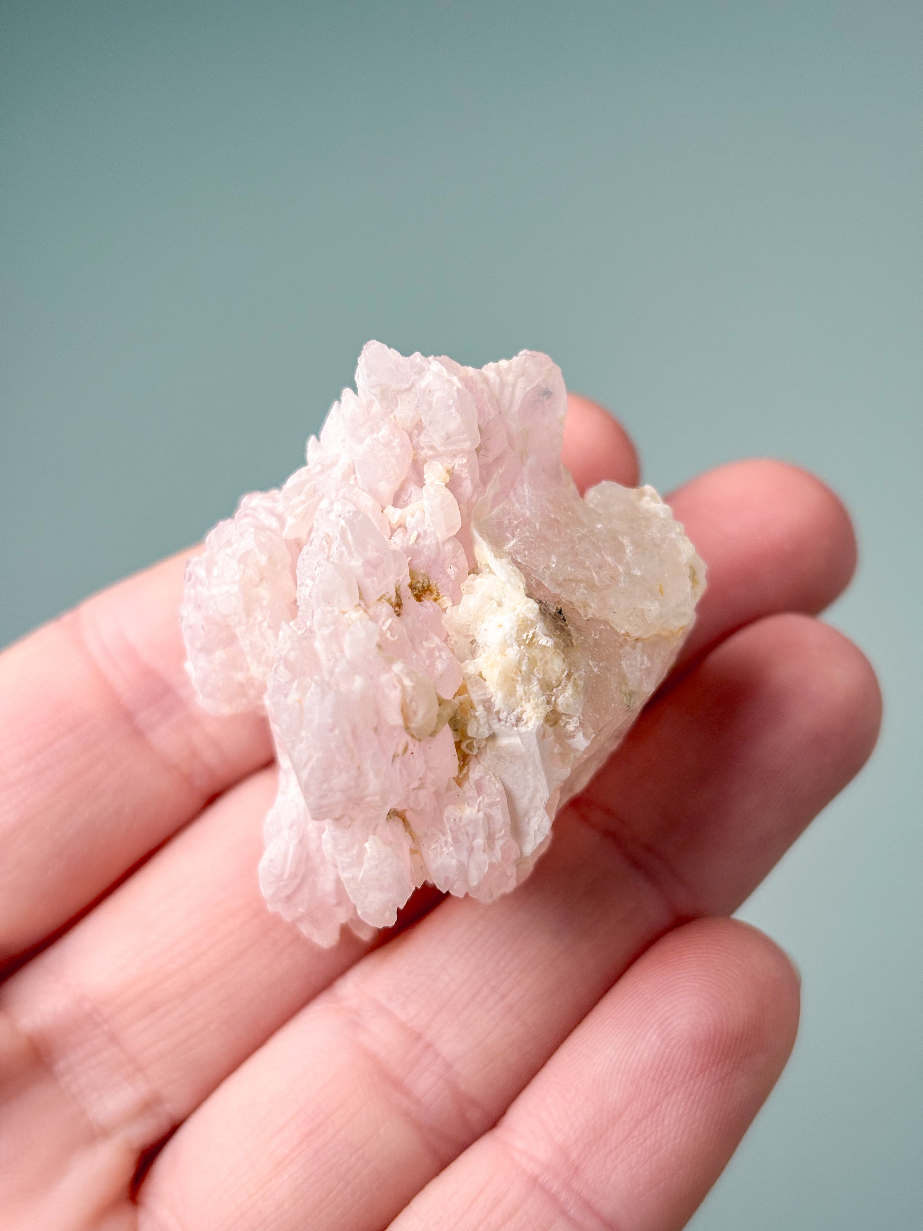 Kristalliserad rosenkvarts exklusiv kvalitet (nr 7)