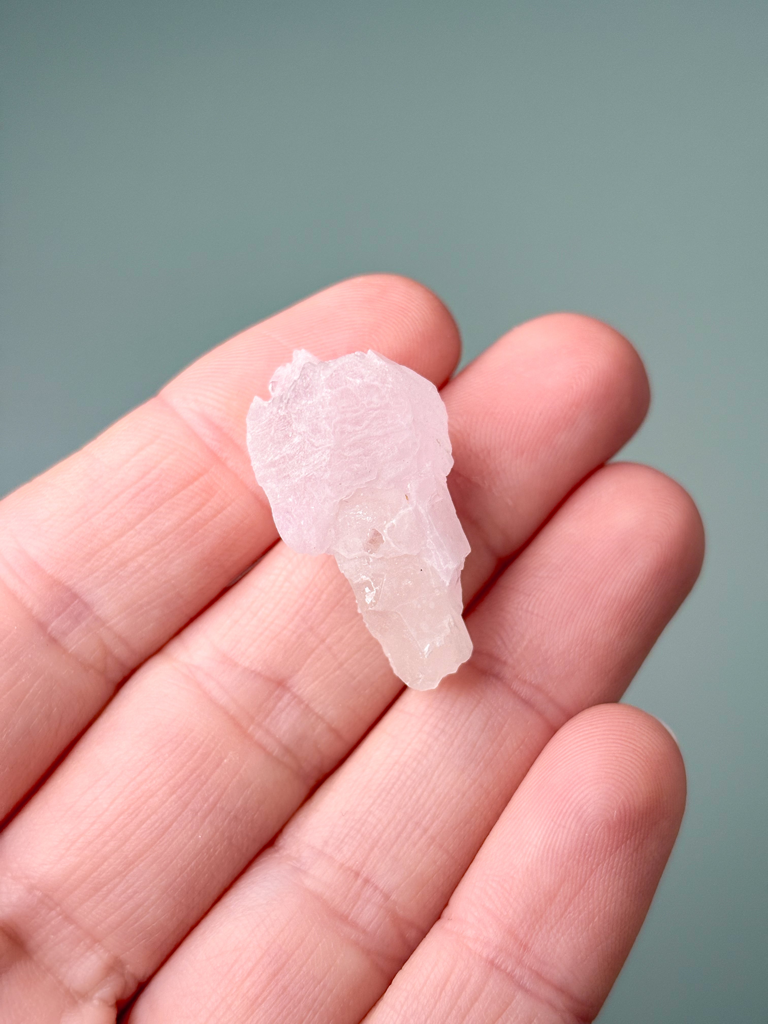 Kristalliserad rosenkvarts exklusiv kvalitet (nr 9)