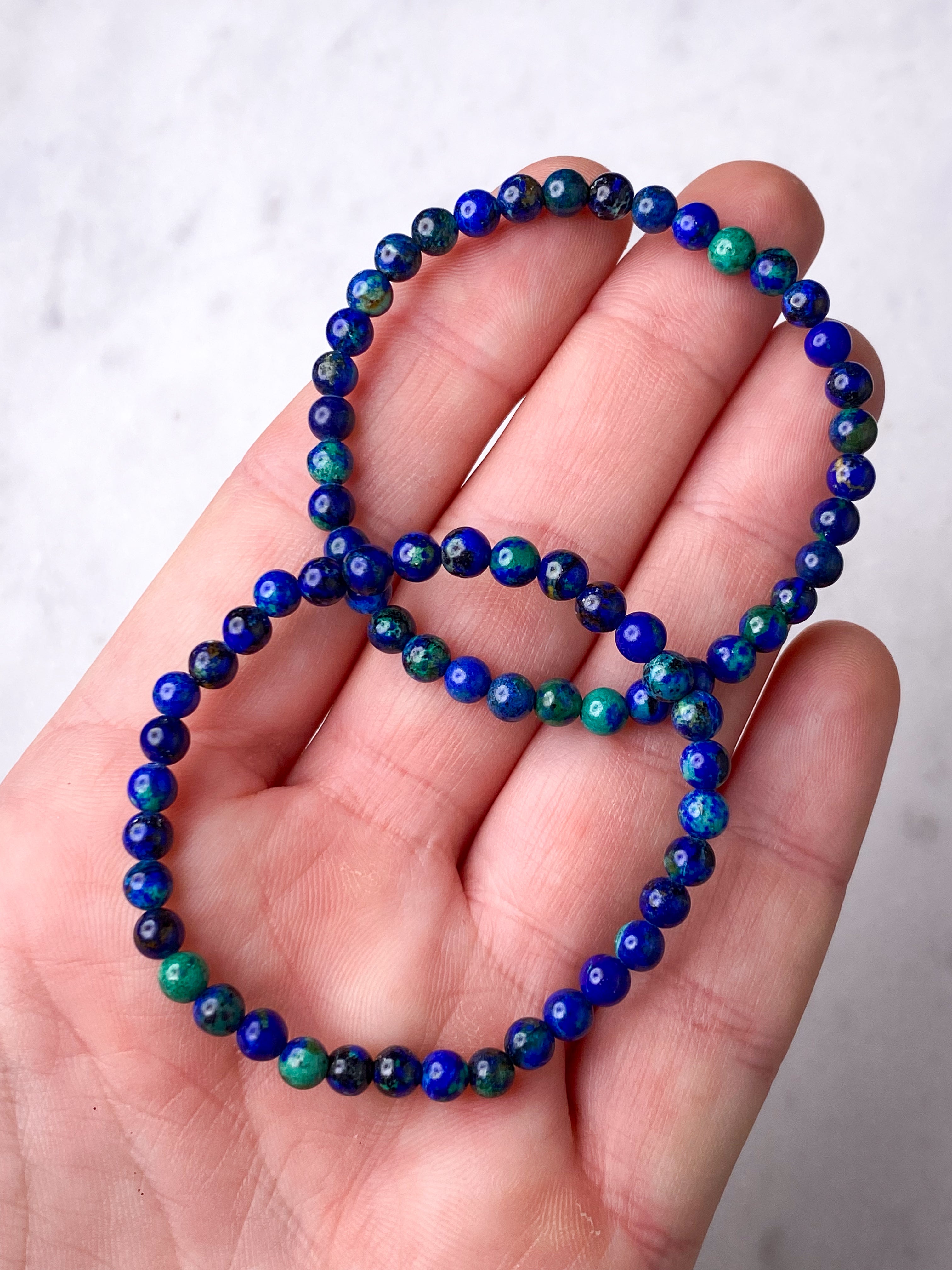 Azuritarmband (barn)