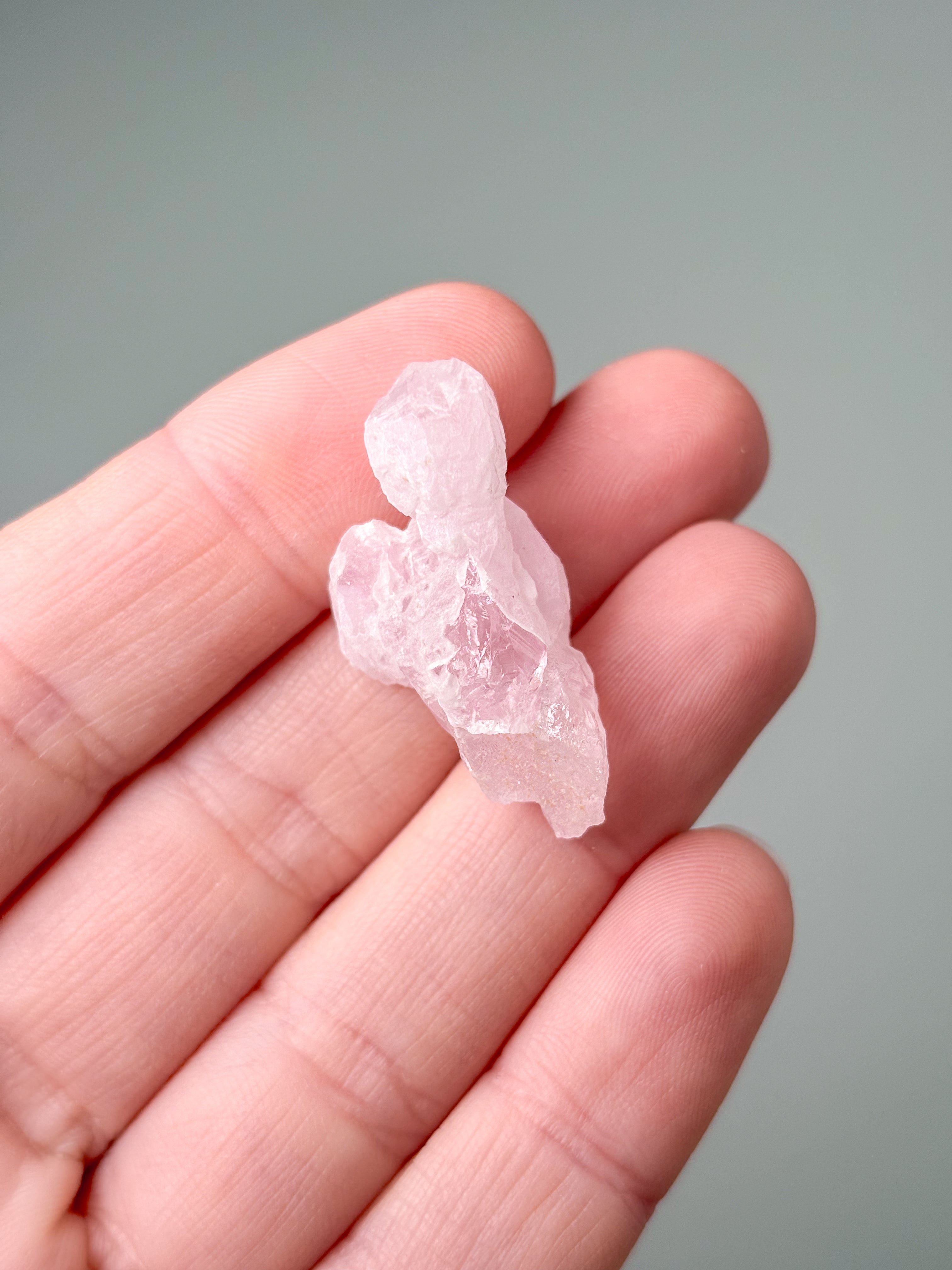 Kristalliserad rosenkvarts exklusiv kvalitet (nr 12)