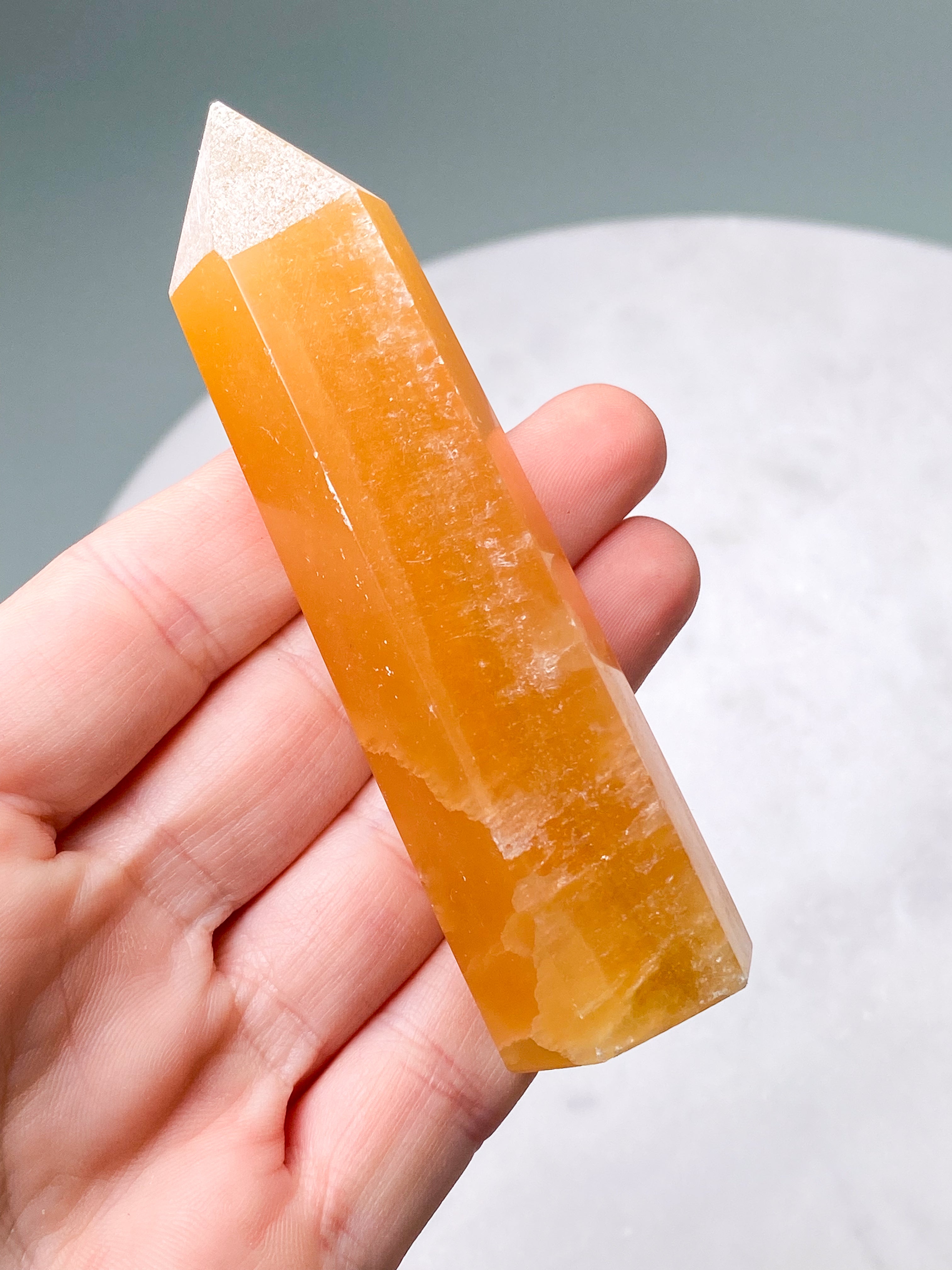 Orange kalcittorn (nr 7)