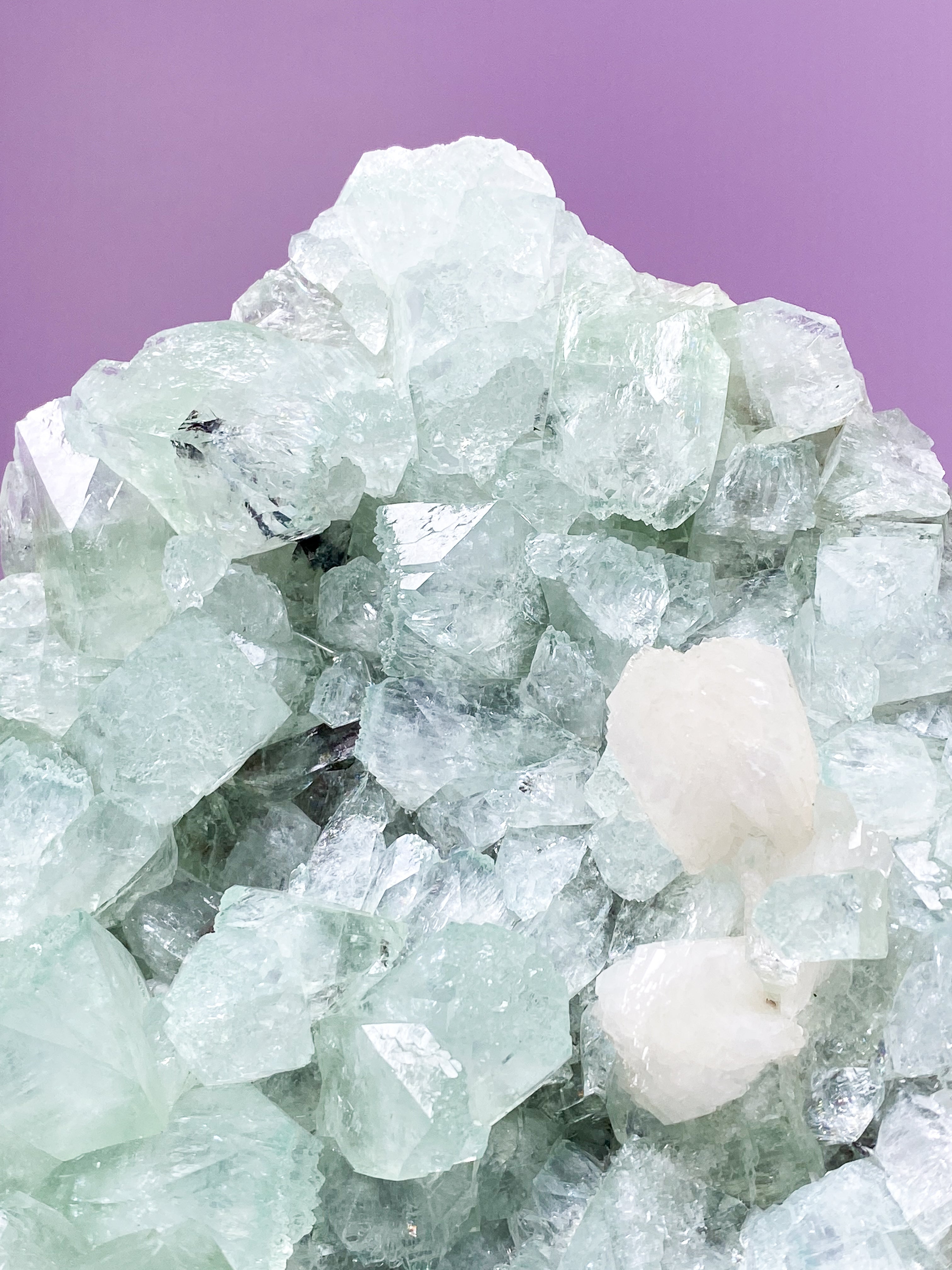 Grönt apofyllitkluster (nr 38)